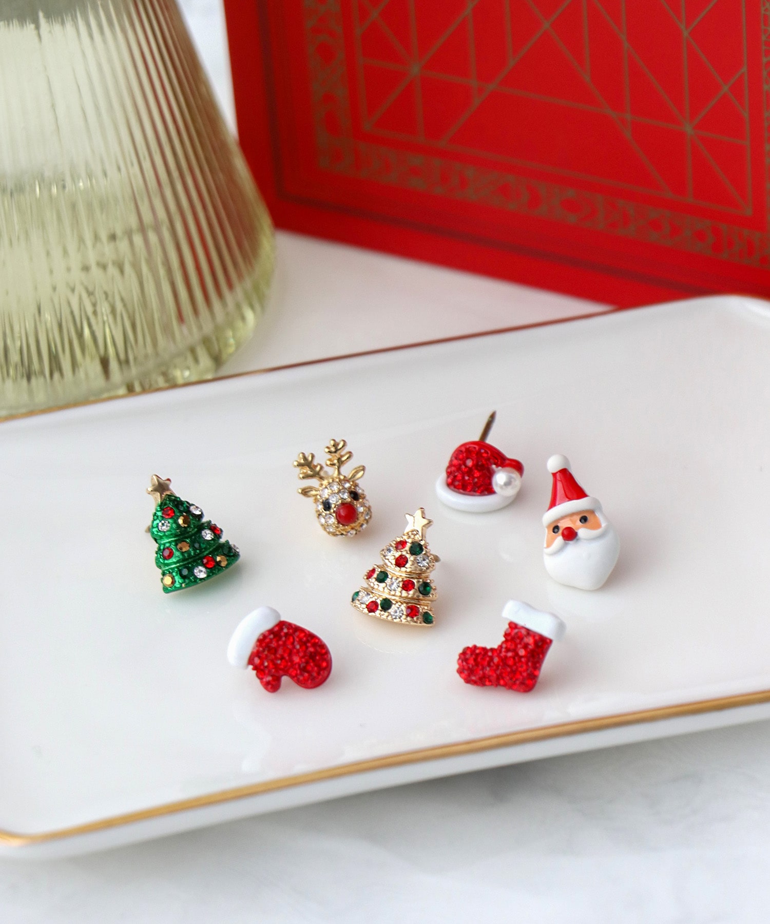 サンタブーツタックピン