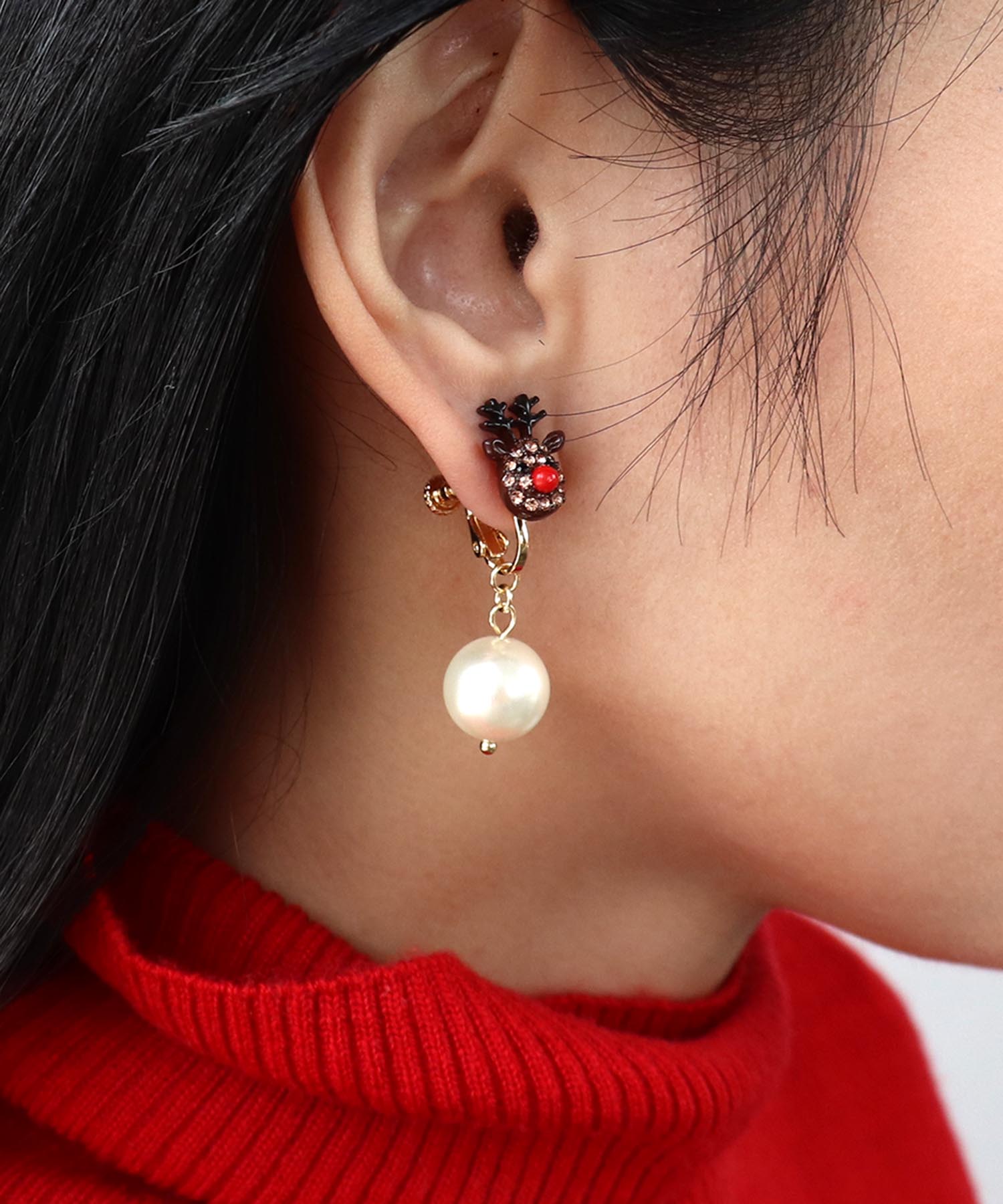 トナカイイヤリング