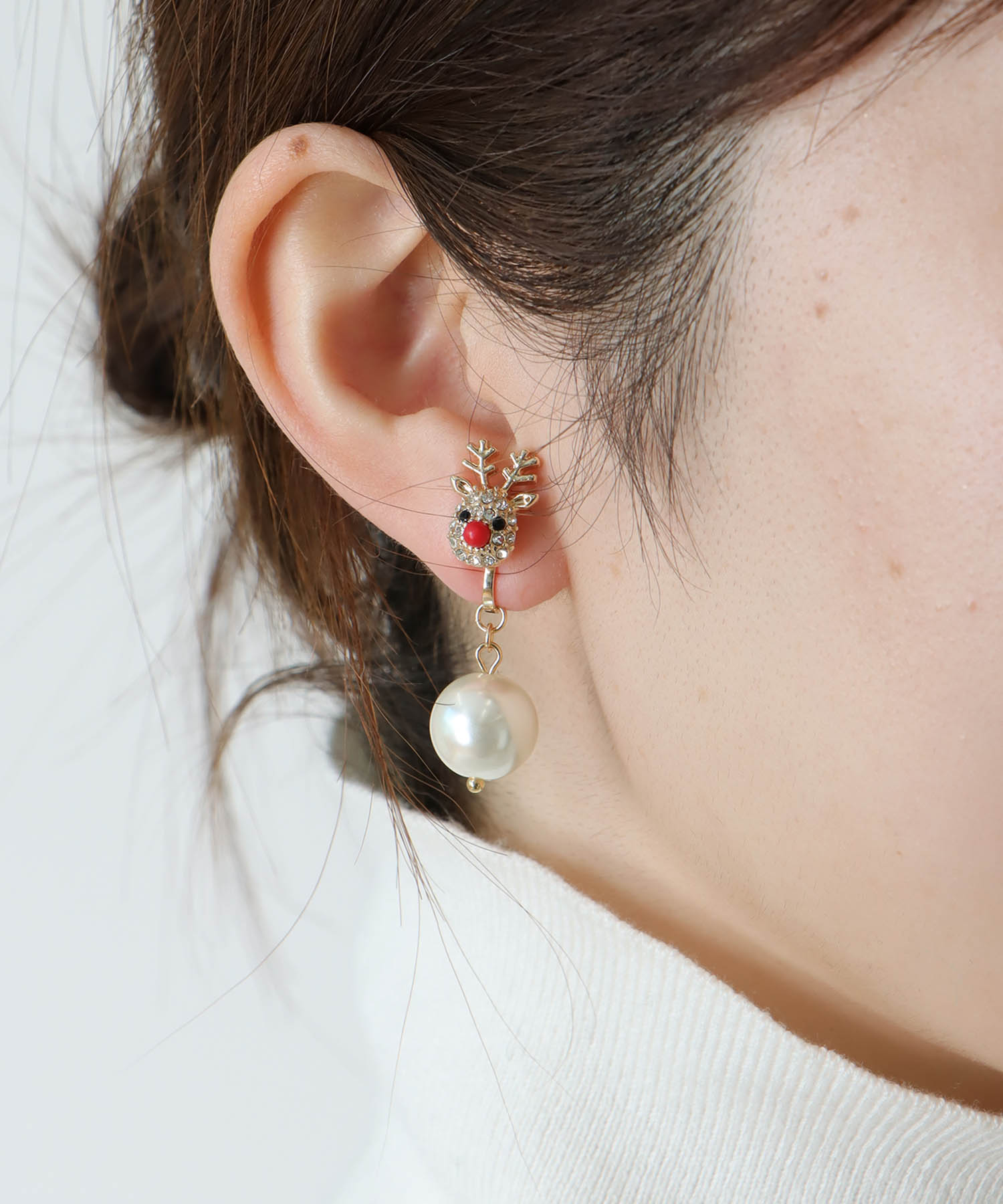 トナカイイヤリング