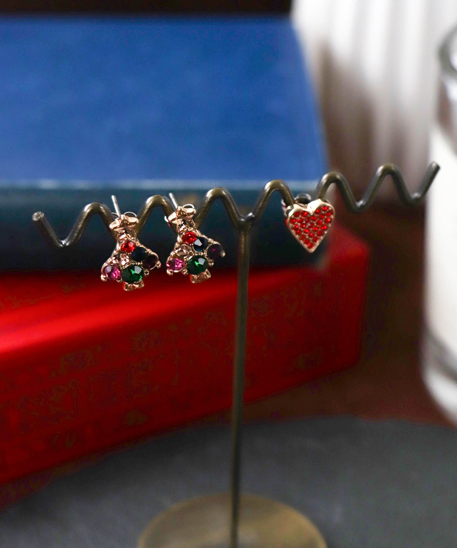 クリスマスアシメピアス