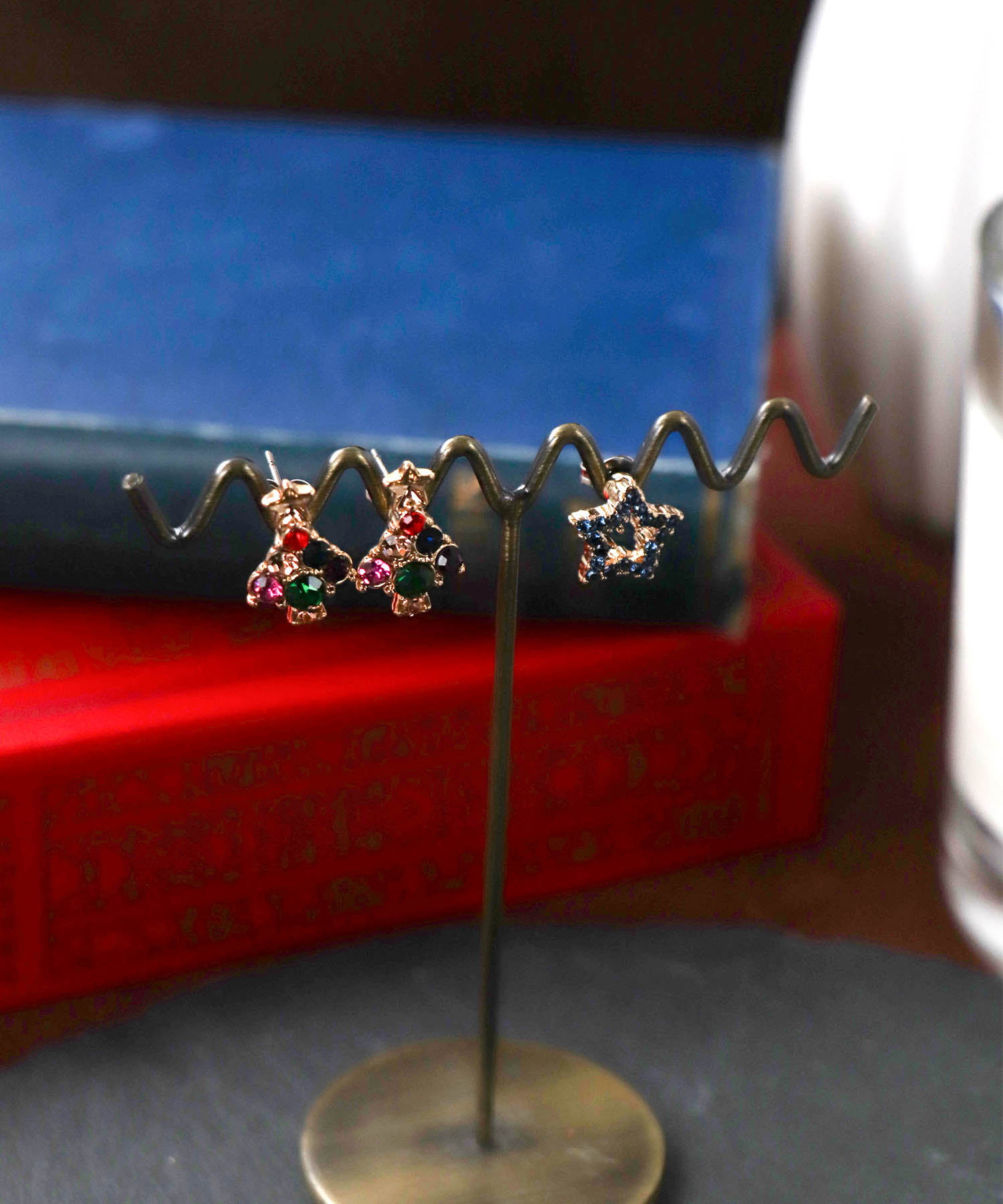 クリスマスアシメピアス