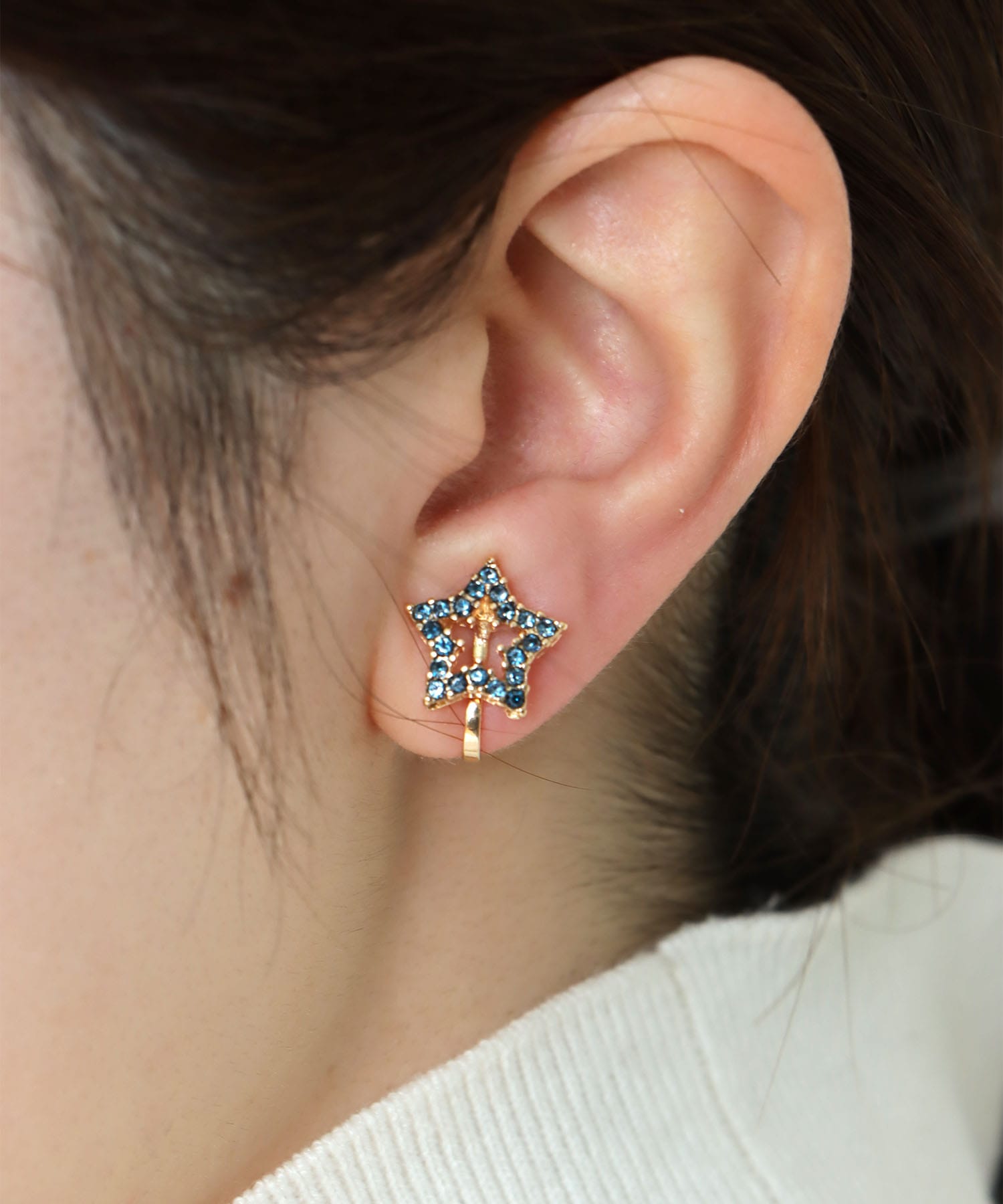 クリスマスアシメイヤリング