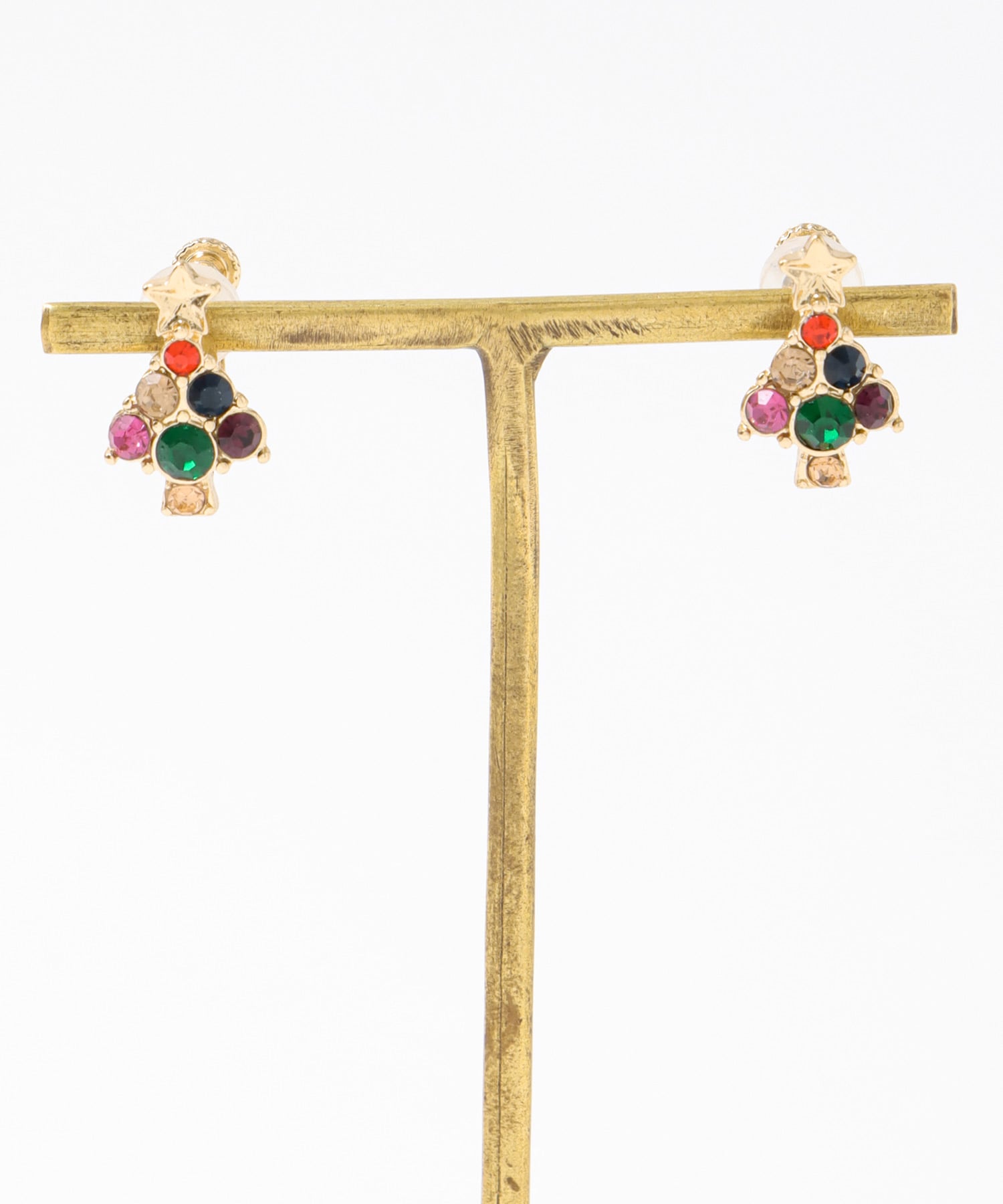 クリスマスアシメイヤリング