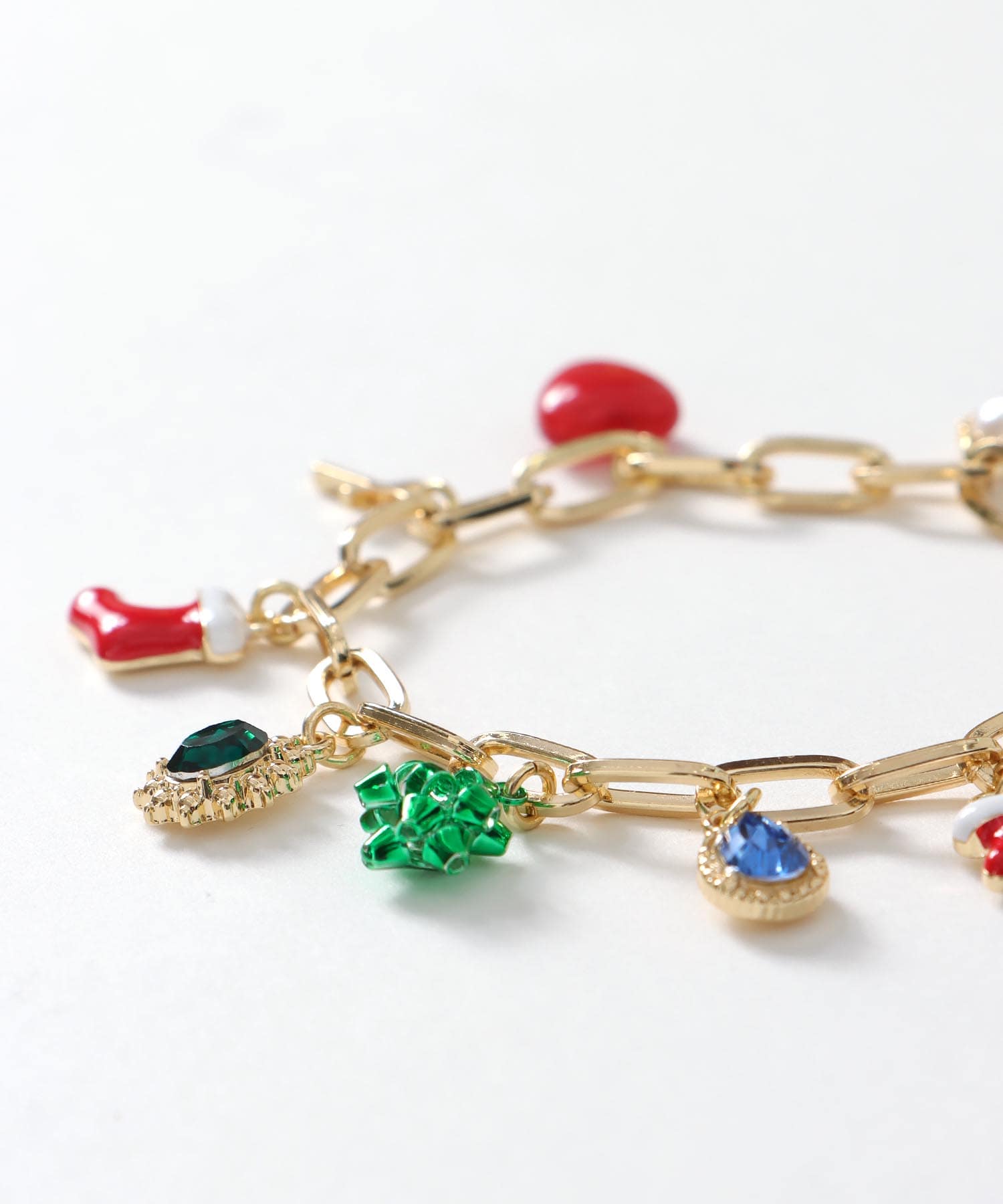 クリスマスチャームブレスレット