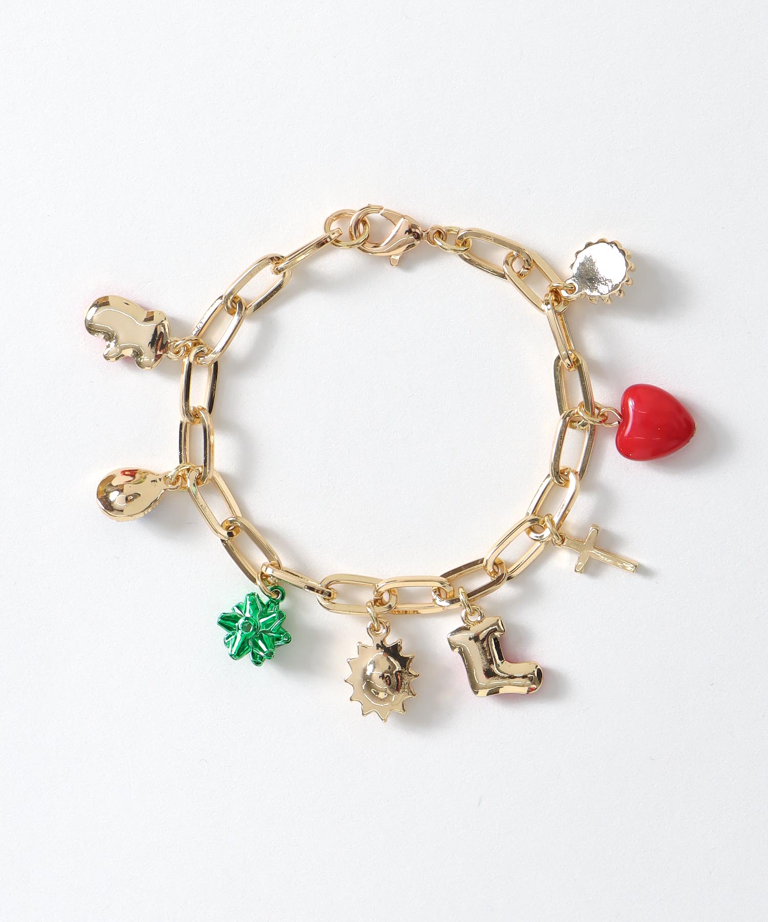 クリスマスチャームブレスレット
