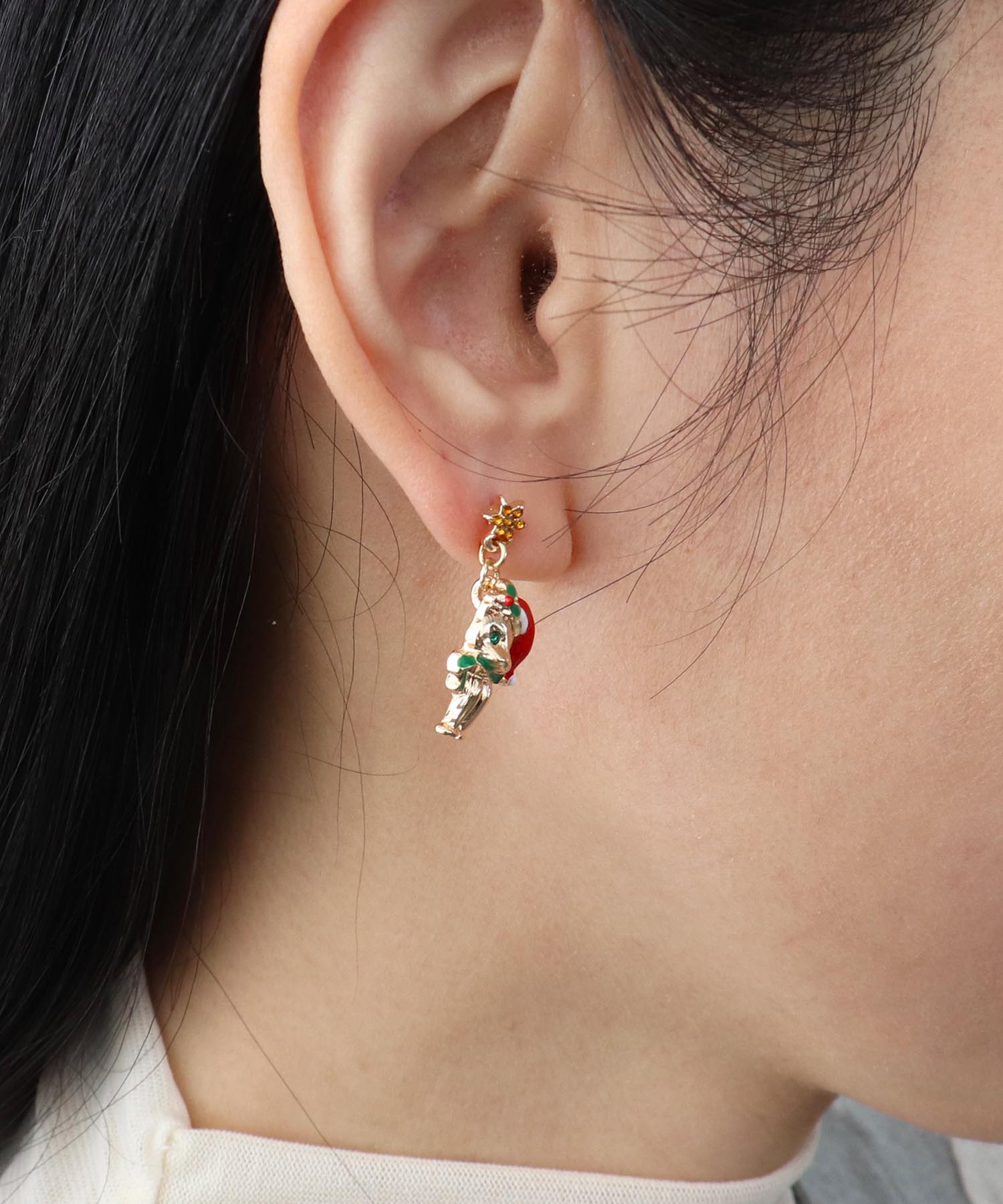 Christmas Cat×Treeピアス