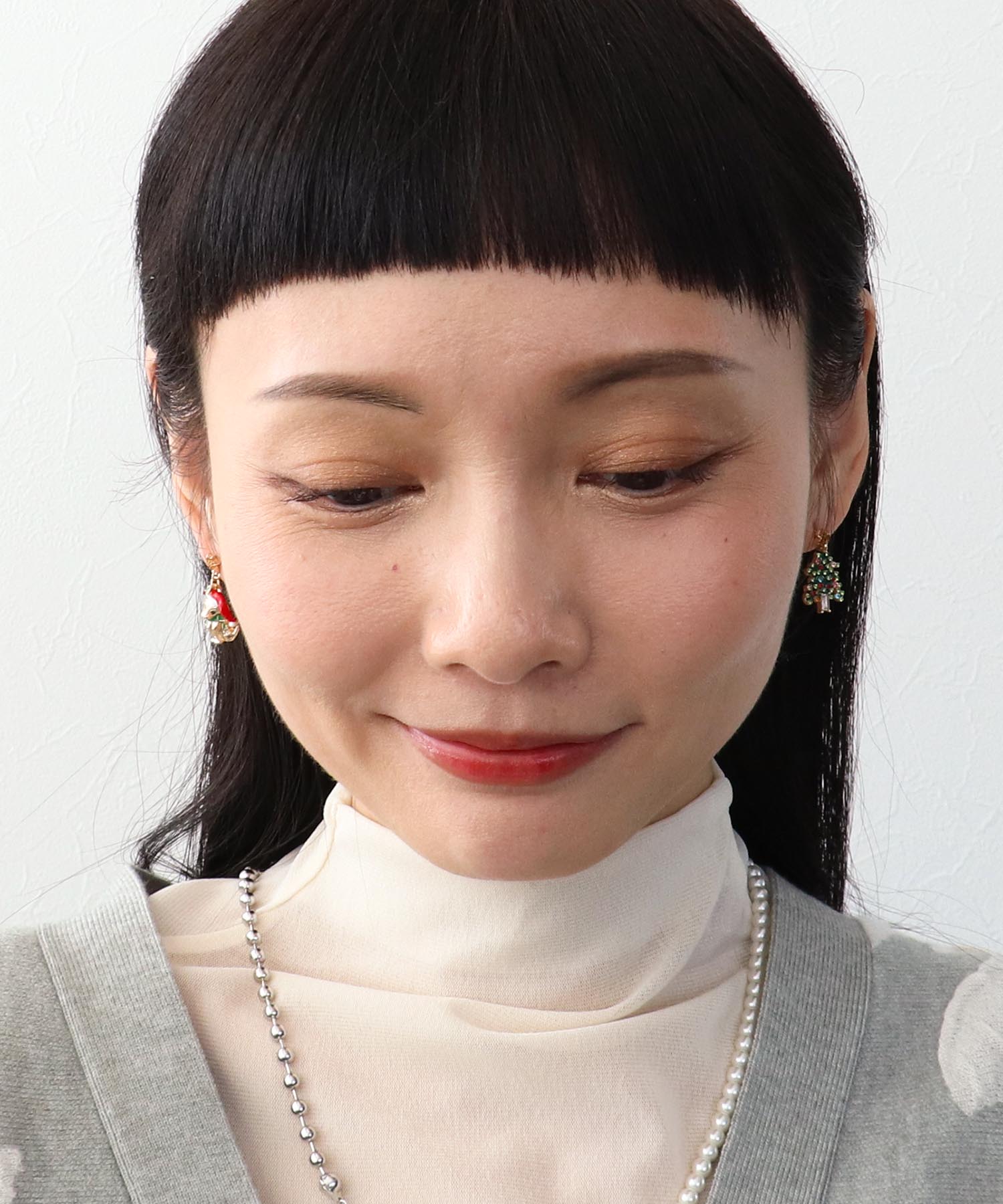 Christmas Cat×Treeピアス