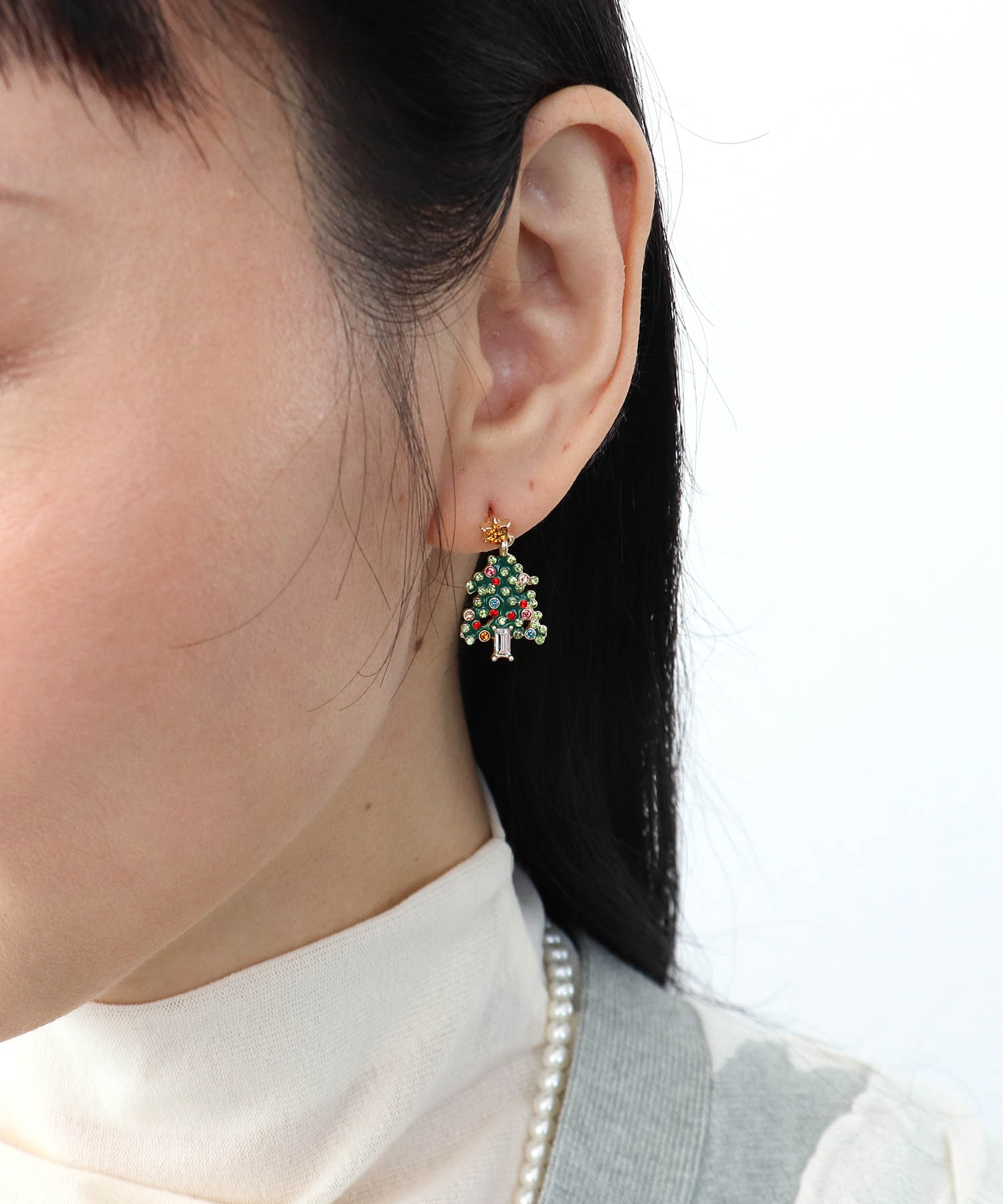 Christmas Cat×Treeピアス