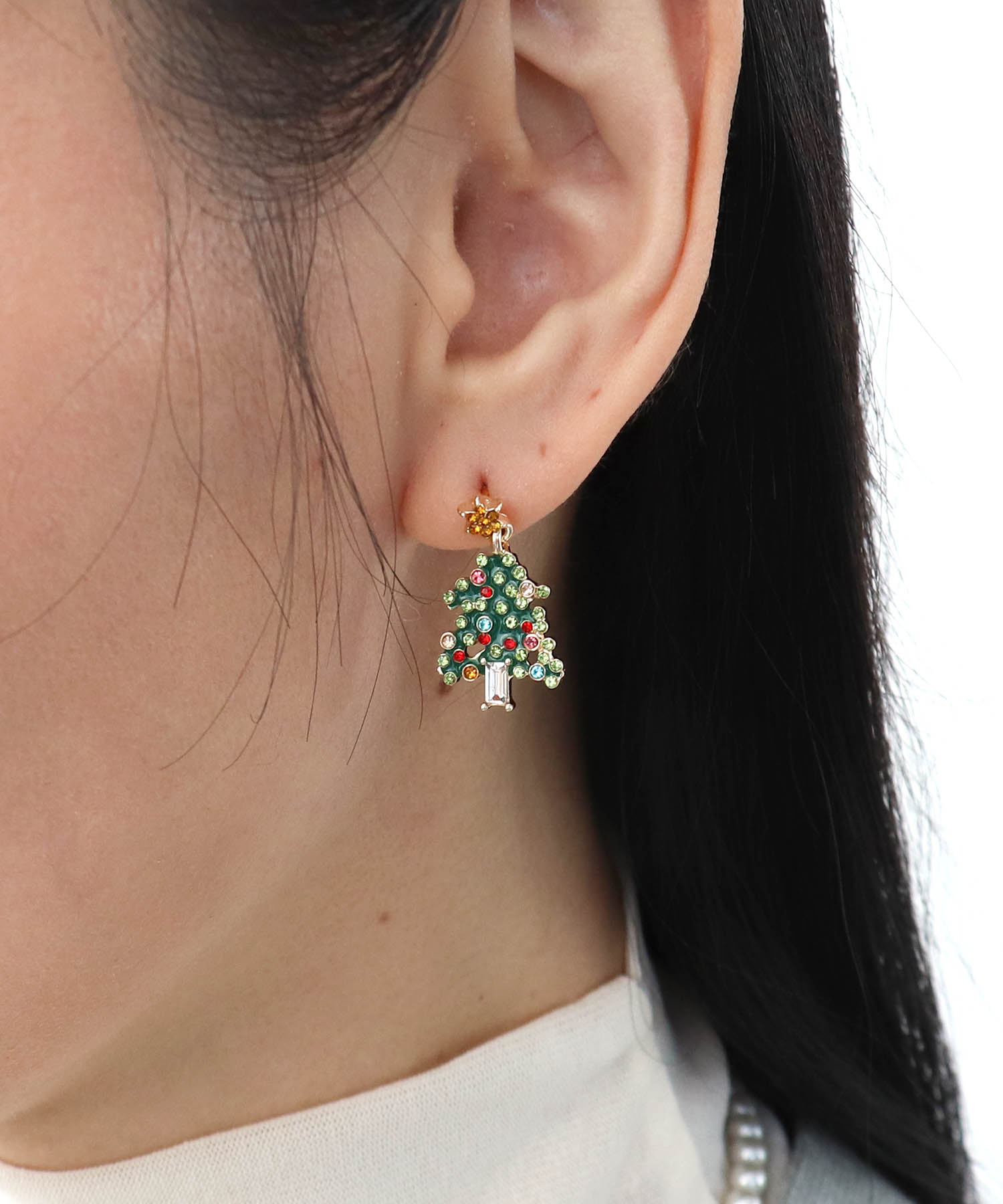 Christmas Cat×Treeピアス