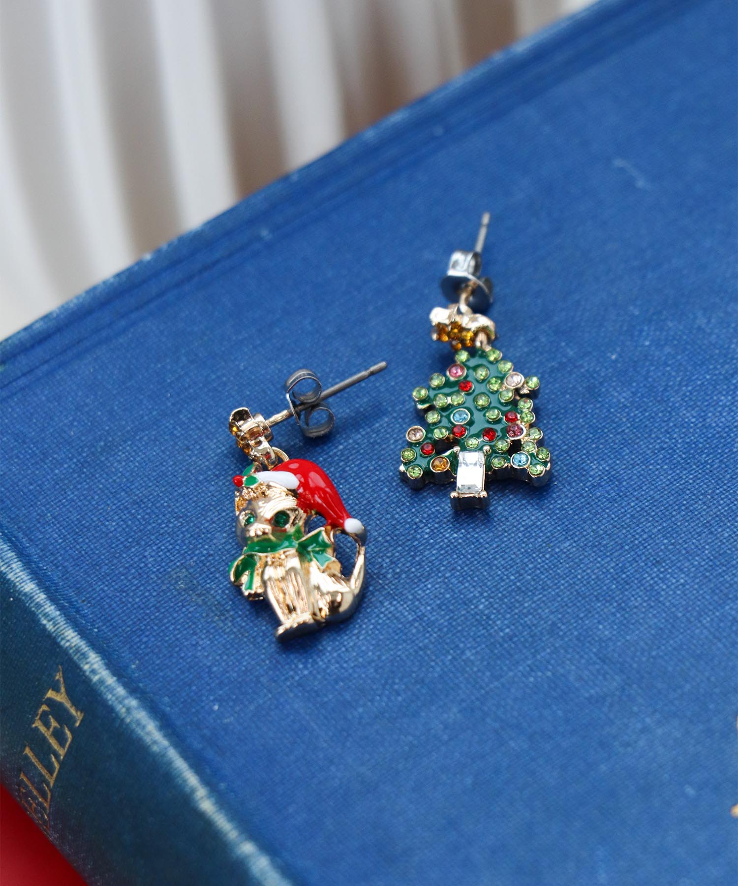 Christmas Cat×Treeピアス