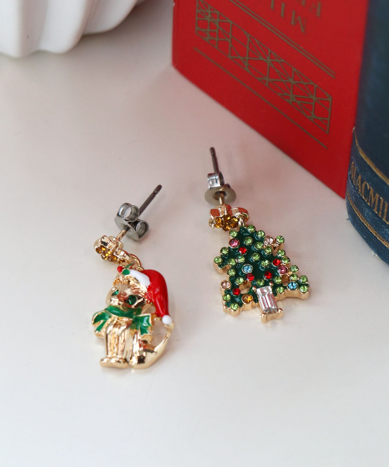 Christmas Cat×Treeピアス