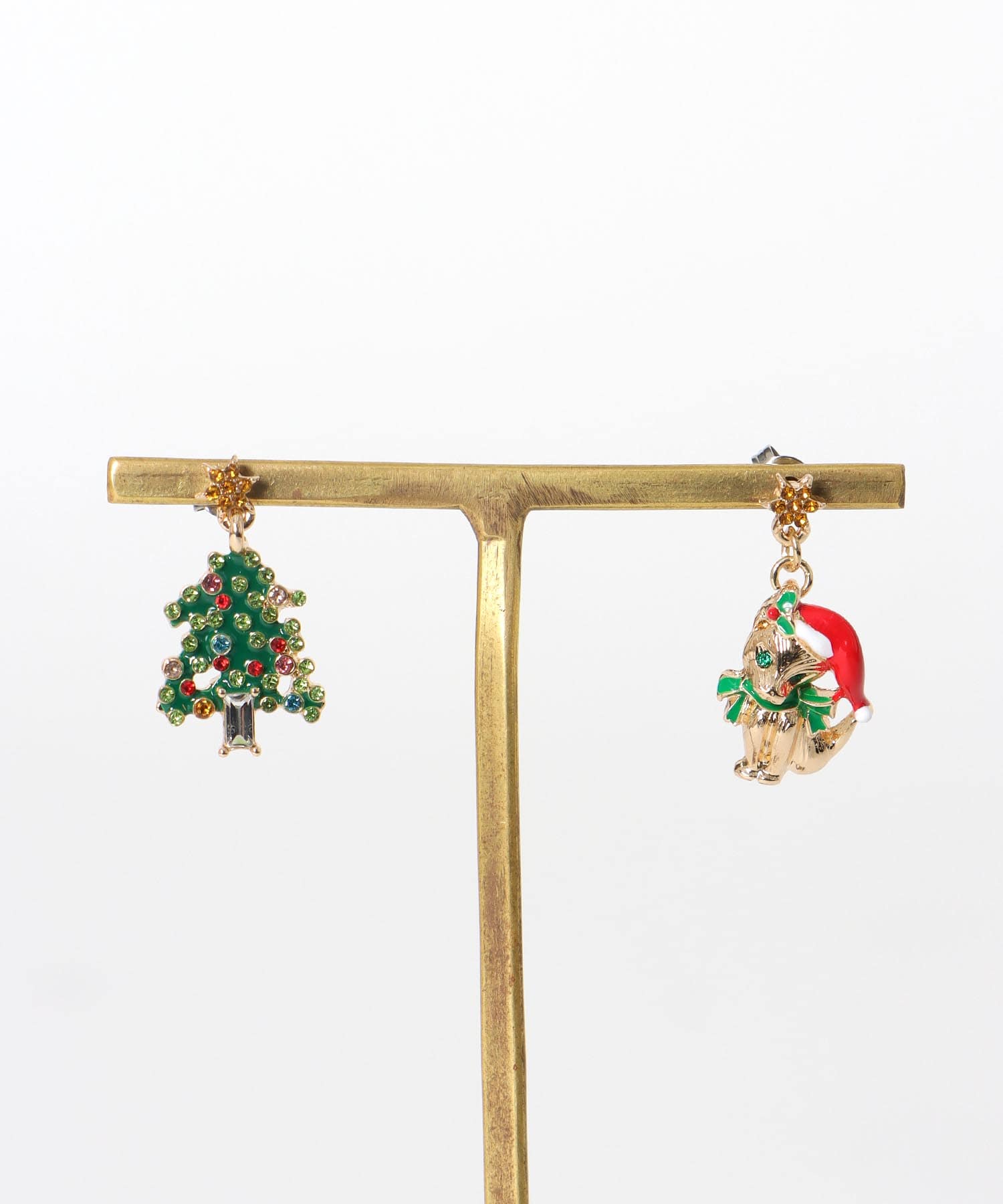 Christmas Cat×Treeピアス