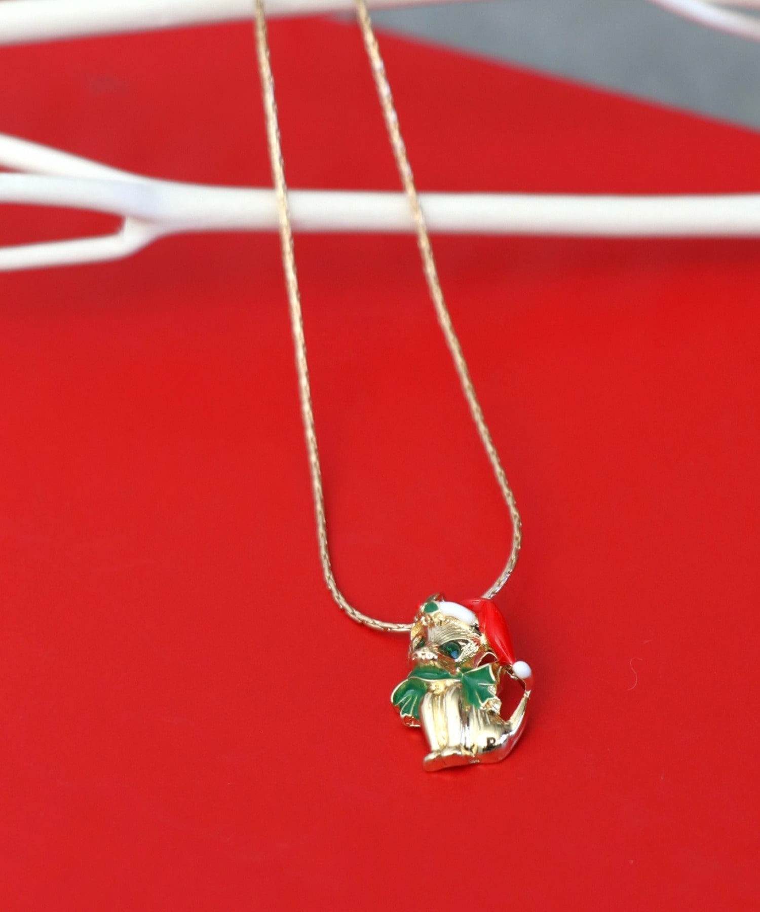 Christmas Catネックレス