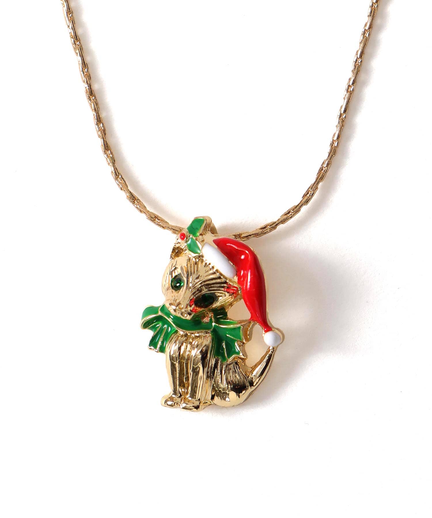 Christmas Catネックレス