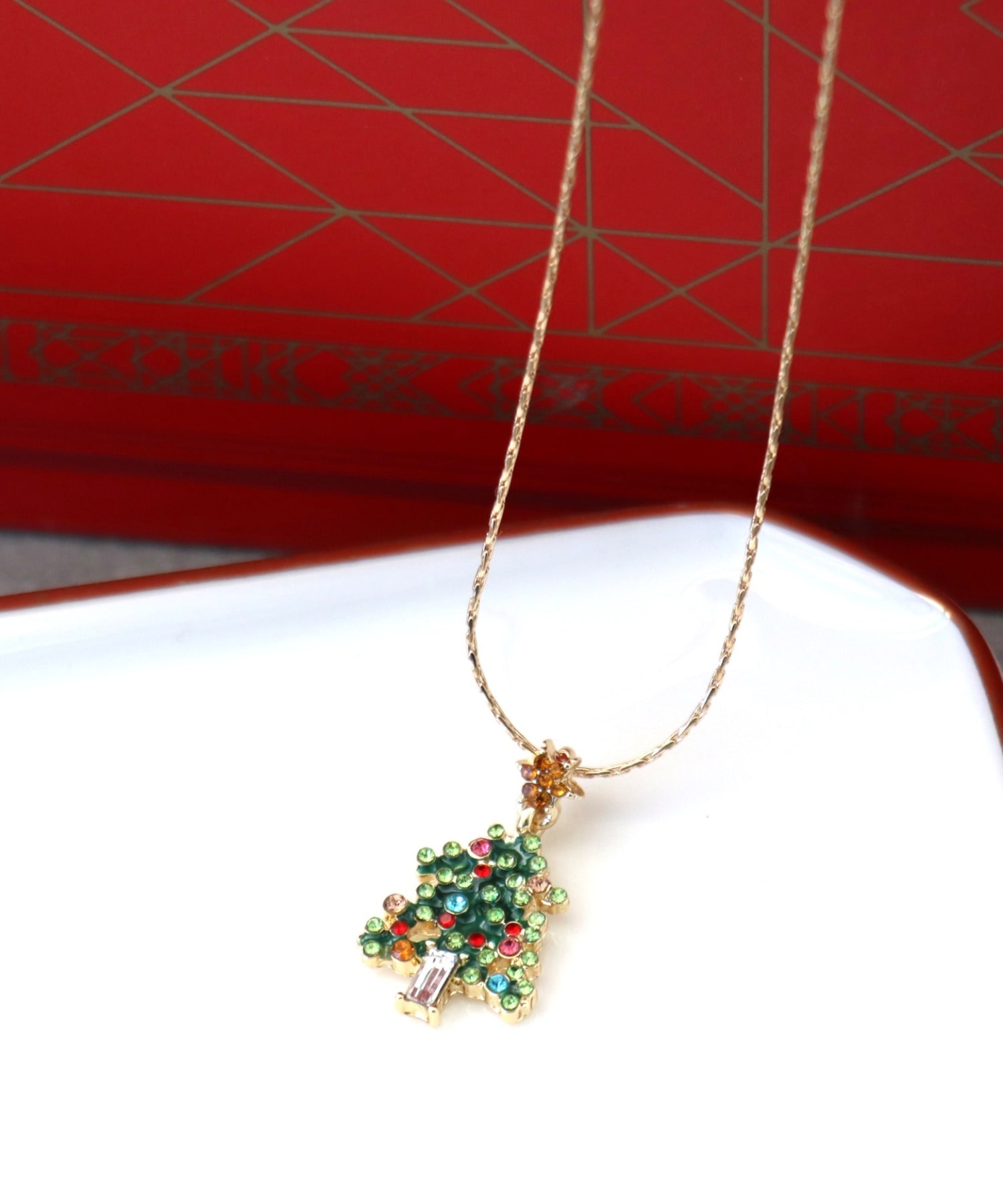 Christmas treeネックレス