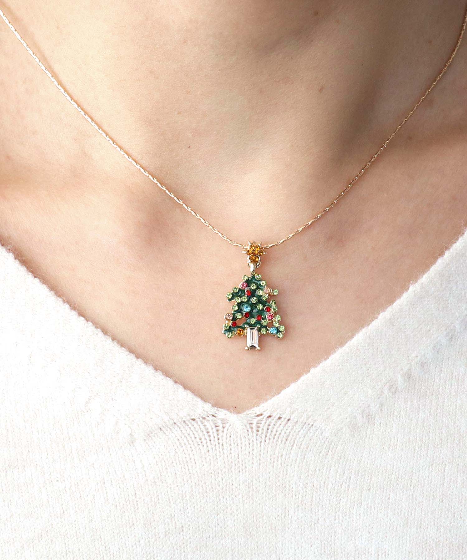 Christmas treeネックレス