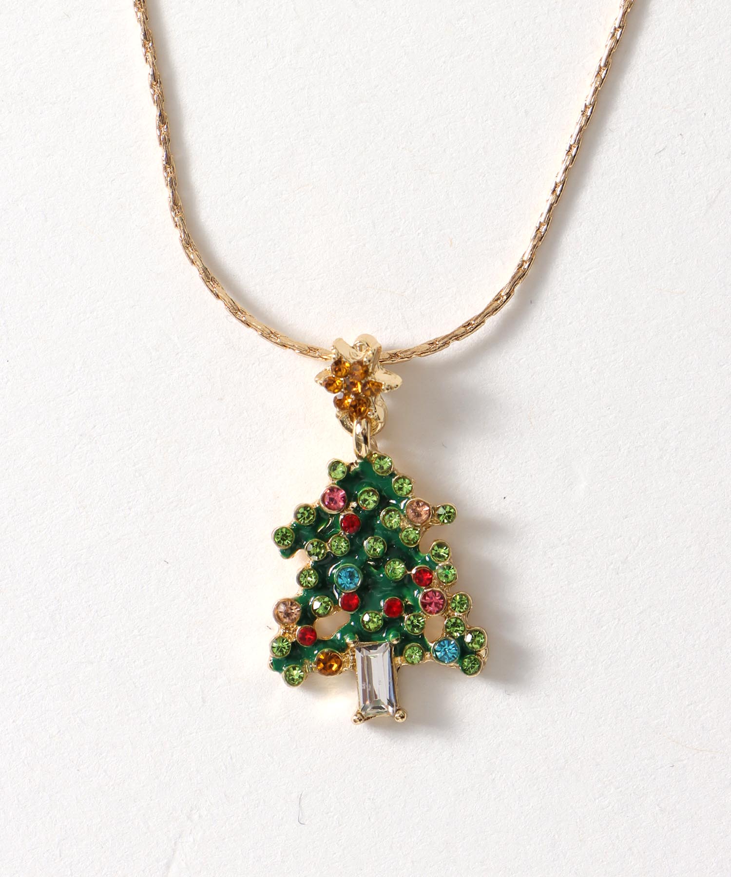 Christmas treeネックレス