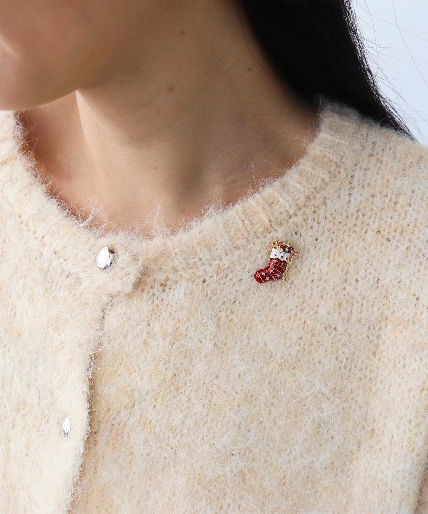 Christmas bootsタックピン