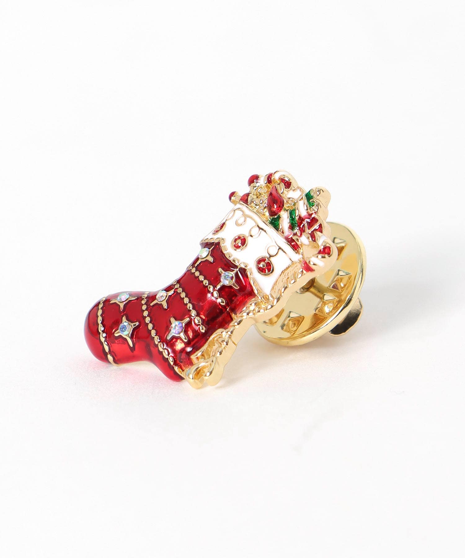 Christmas bootsタックピン