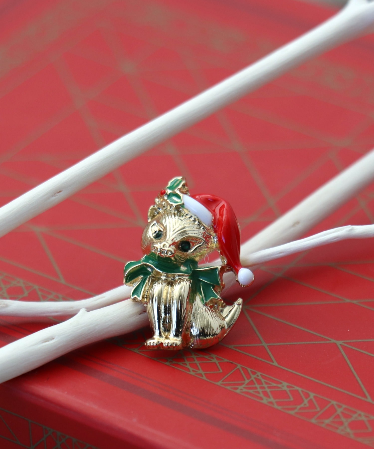 Christmas Catタックピン