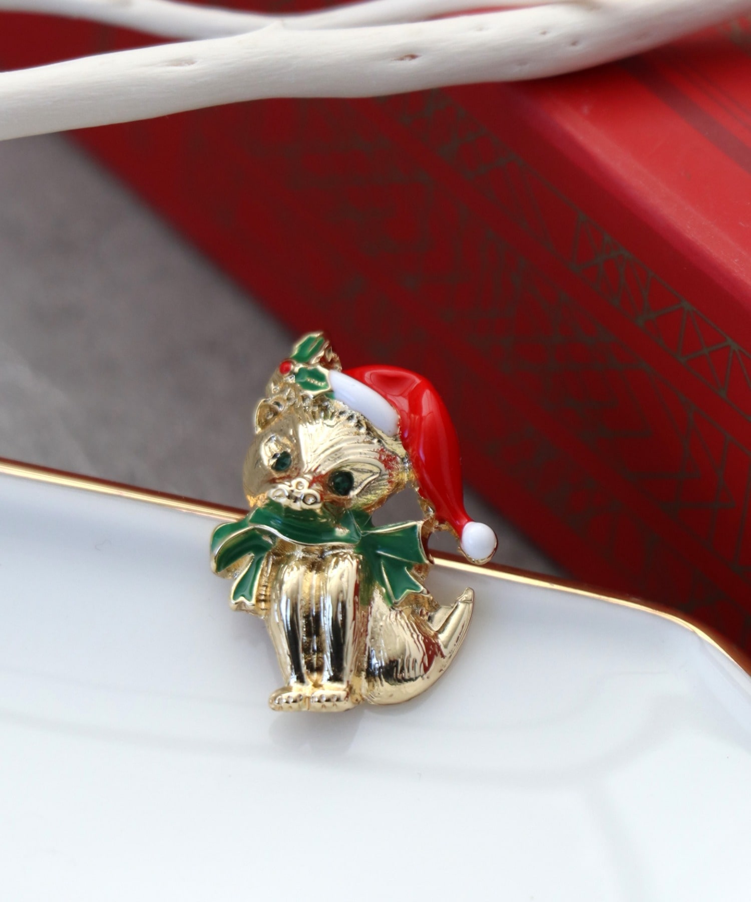 Christmas Catタックピン