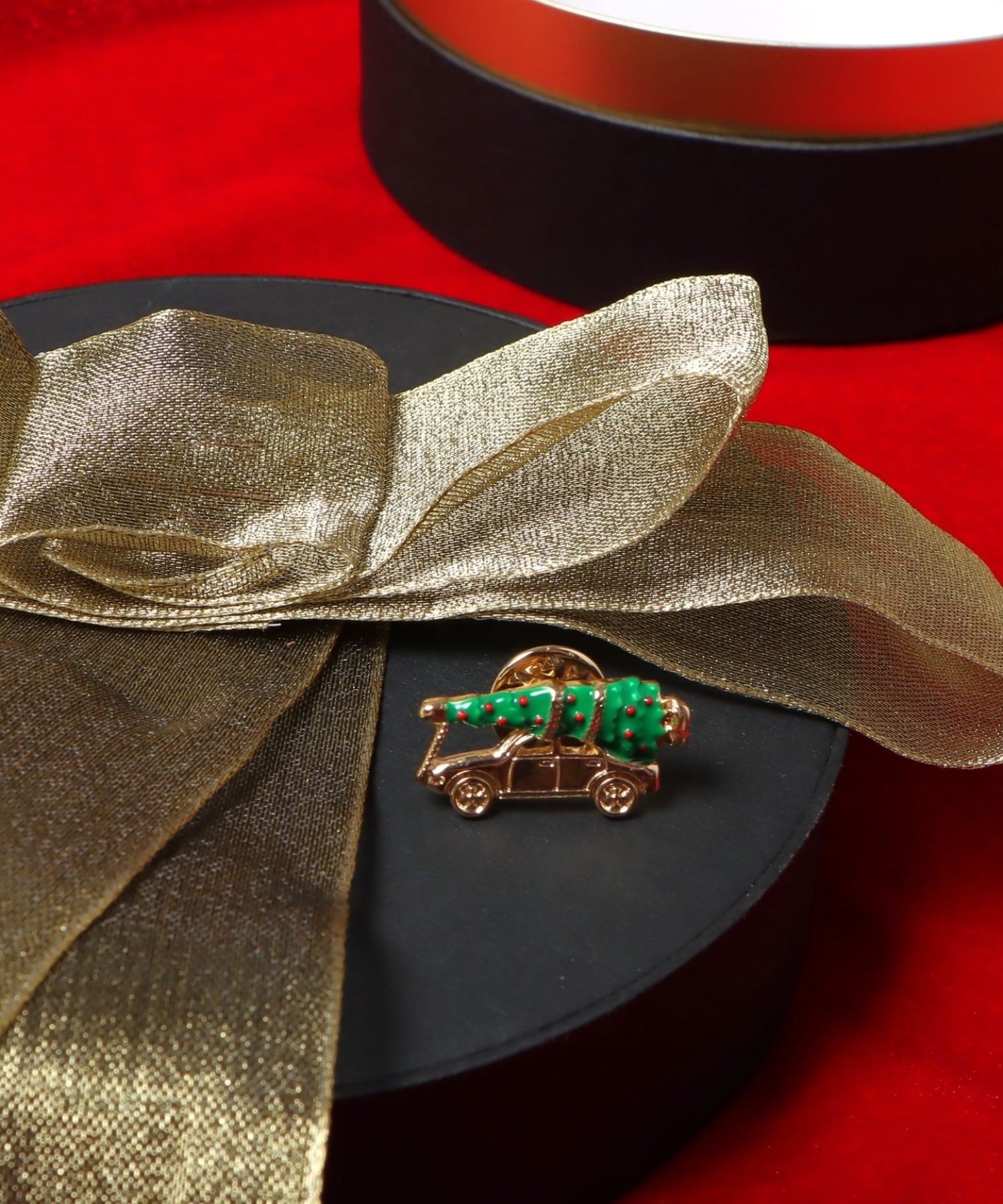 Christmas tree carタックピン