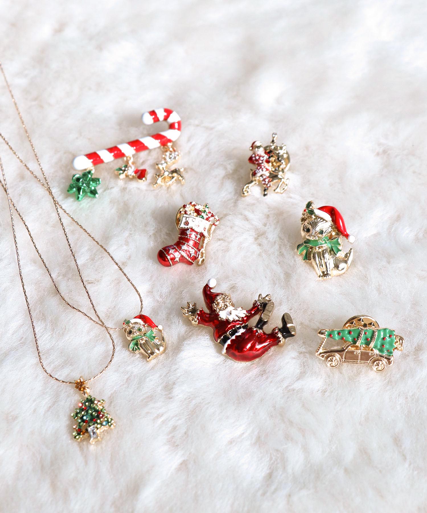 Christmas Stick Charmブローチ