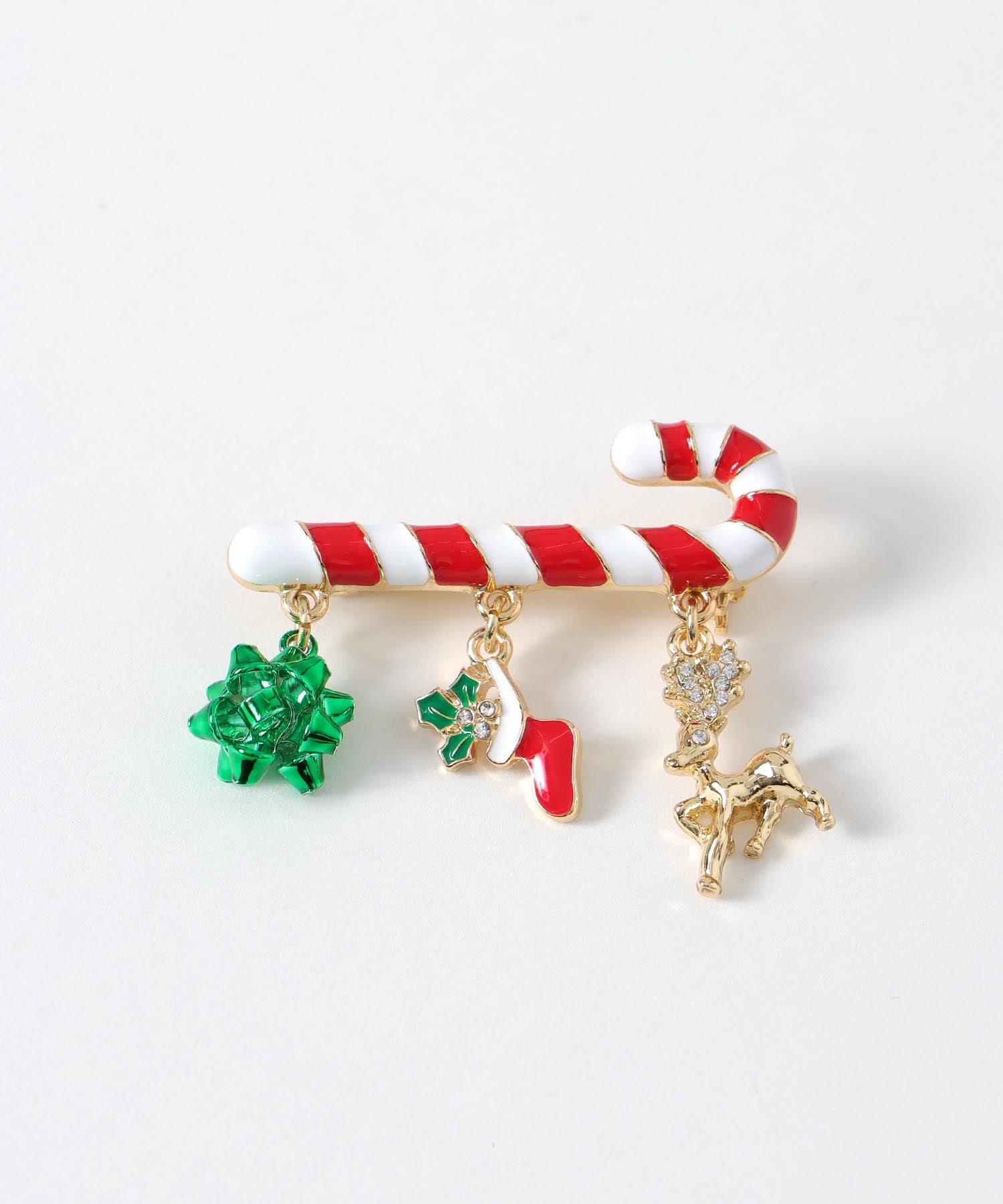 Christmas Stick Charmブローチ