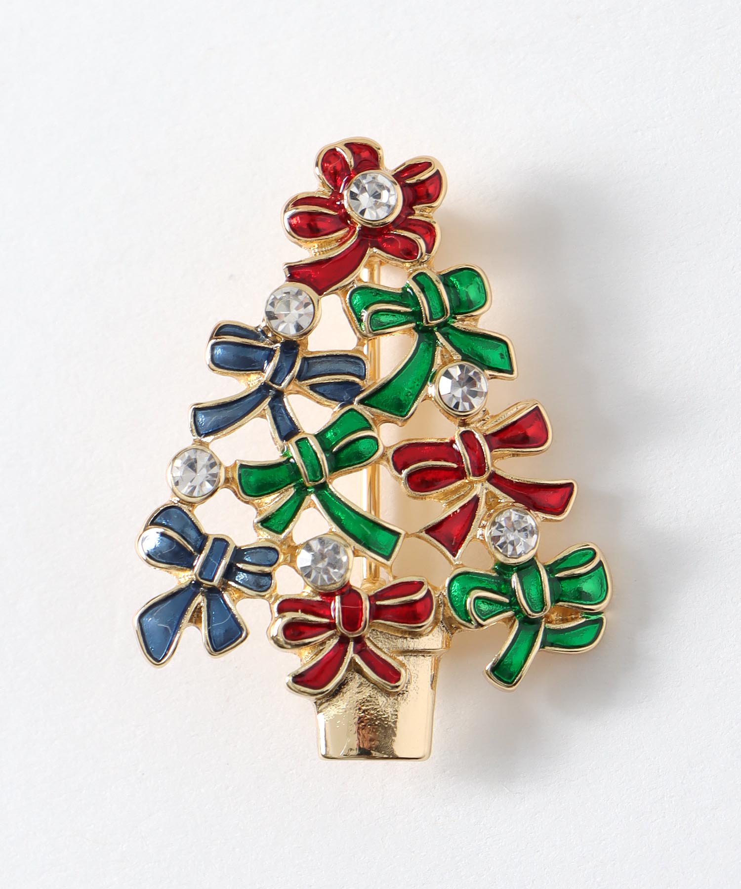 Ribbon Christmas Treeブローチ