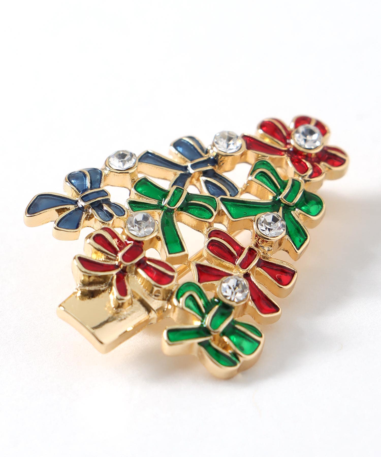 Ribbon Christmas Treeブローチ