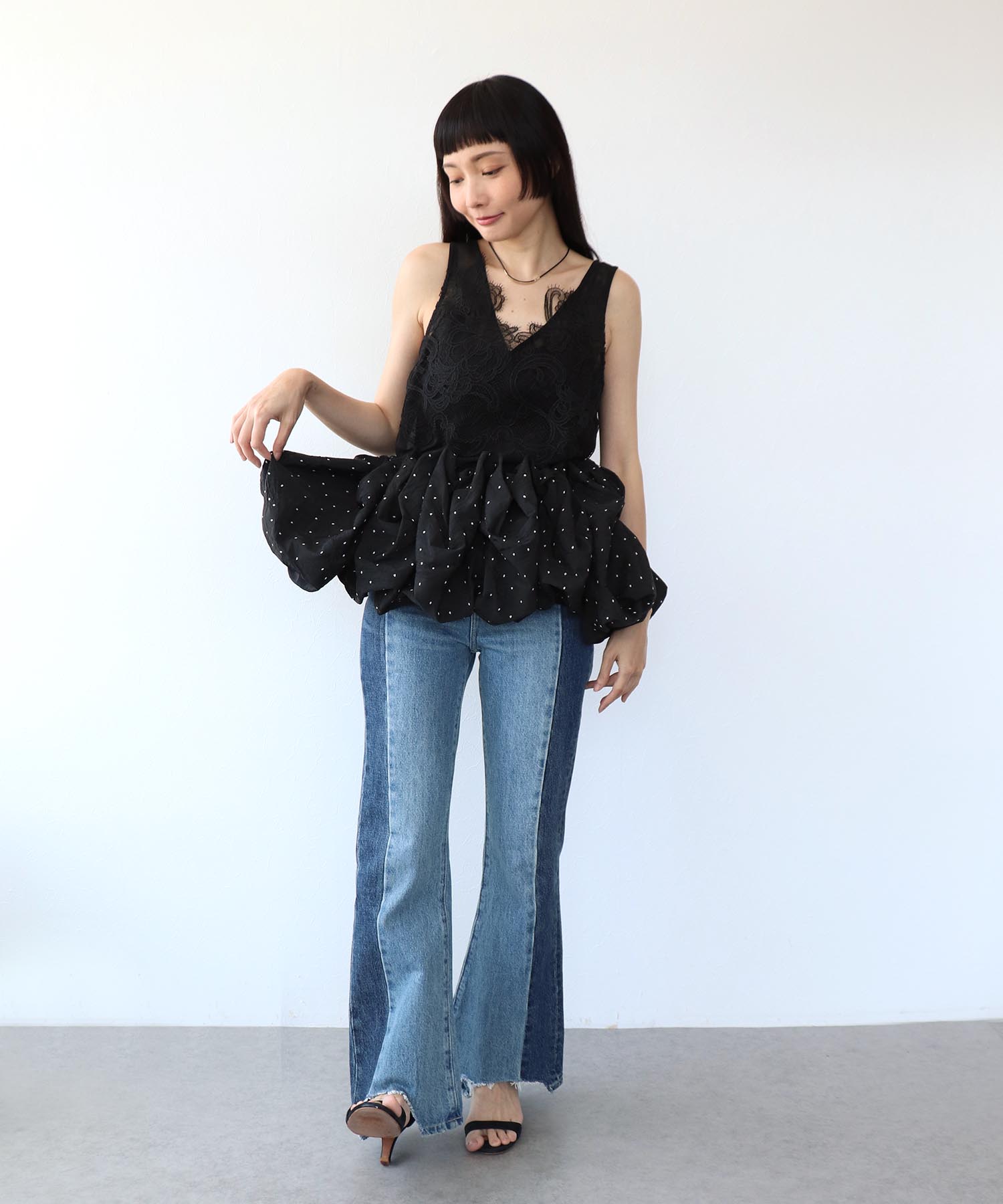 cloud-like baloon tops