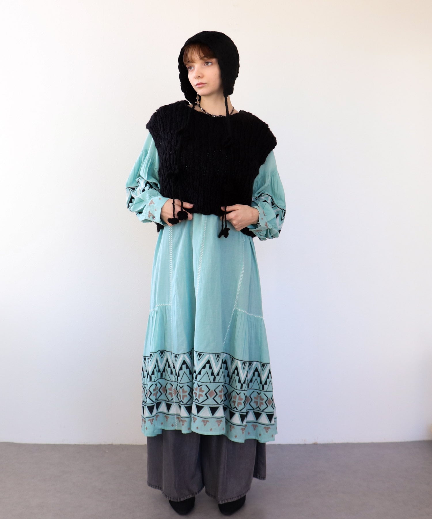 《WEB先行発売》ハンドニットベスト