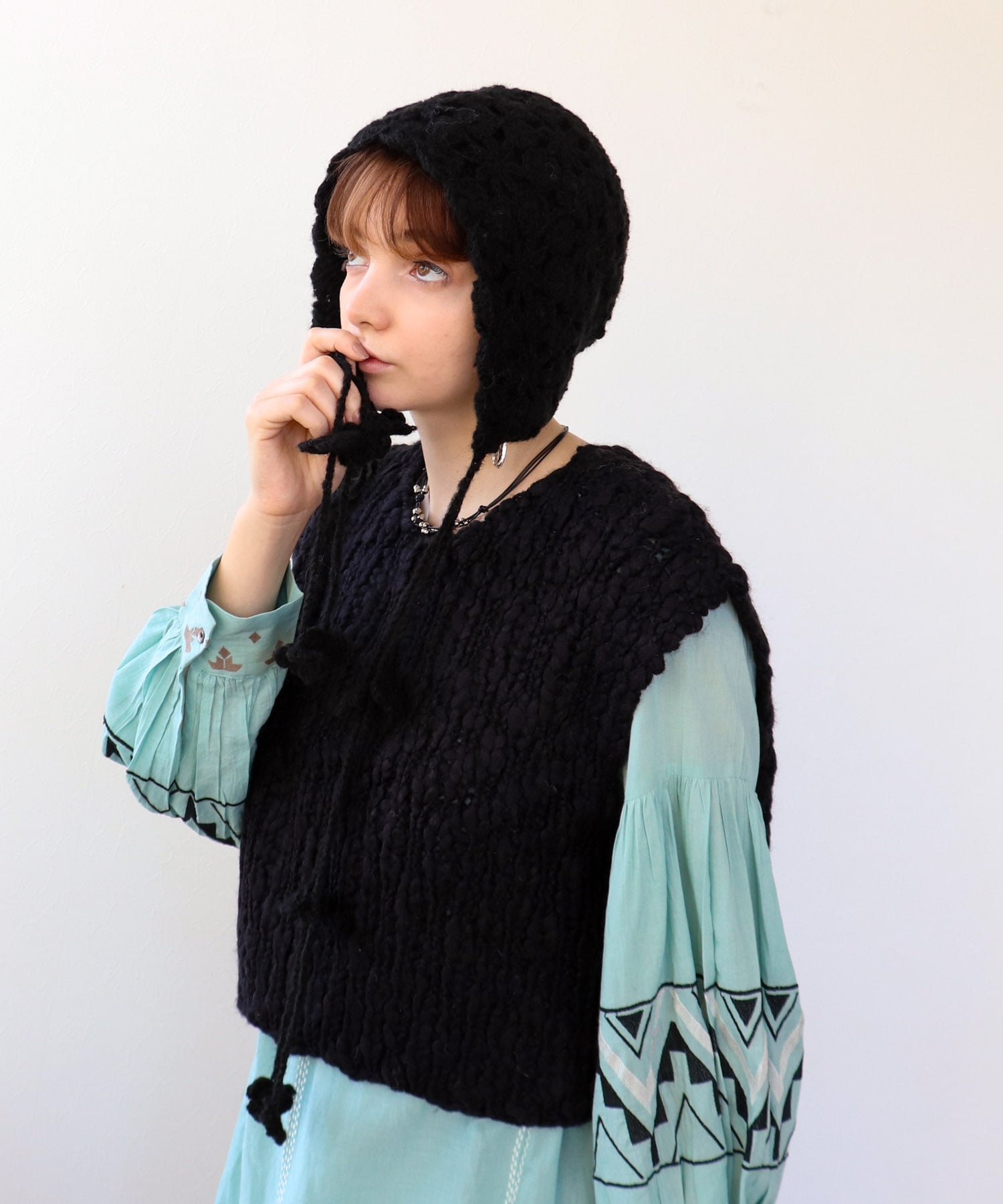 《WEB先行発売》ハンドニットベスト