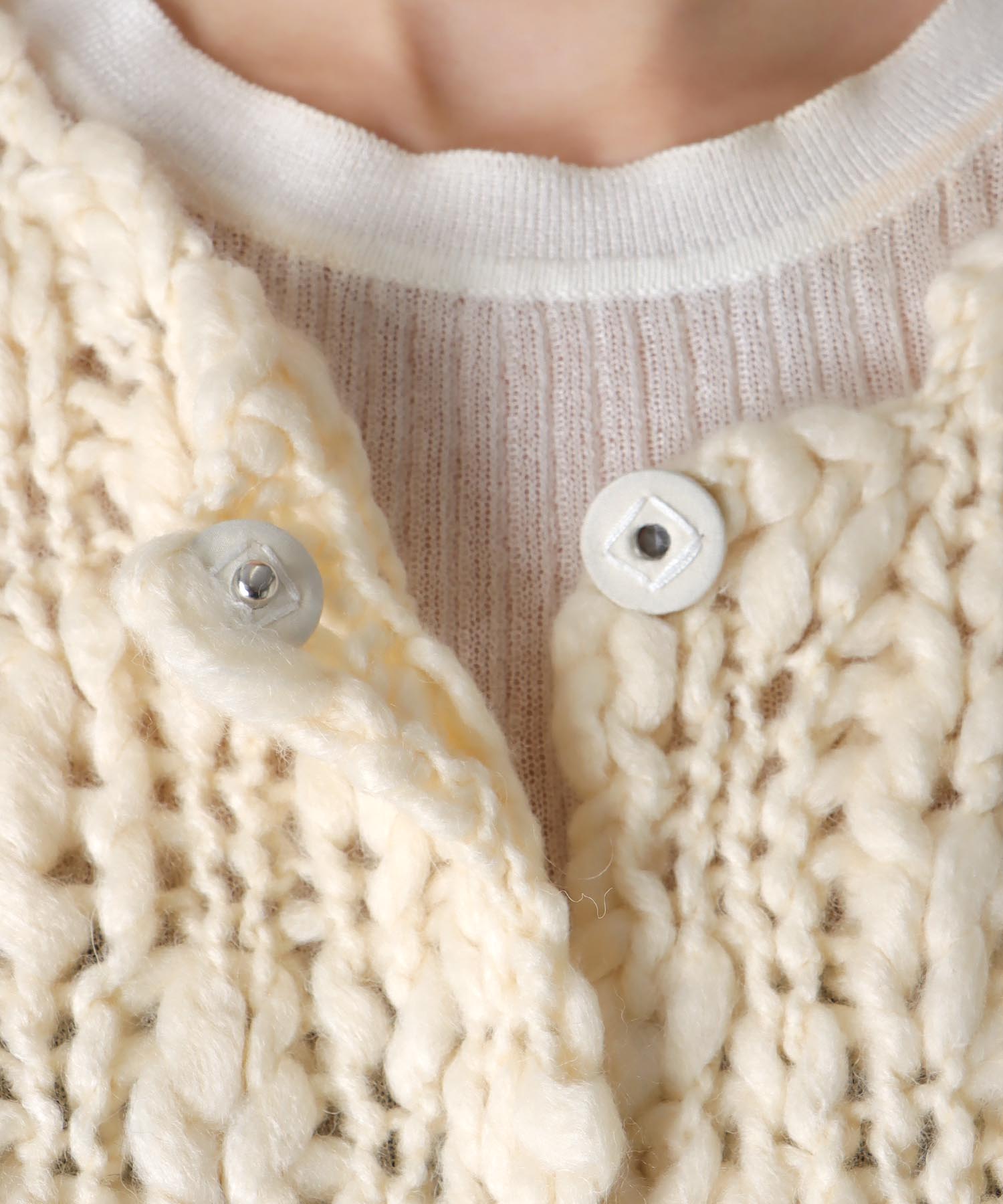 《WEB先行発売》ハンドニットベスト