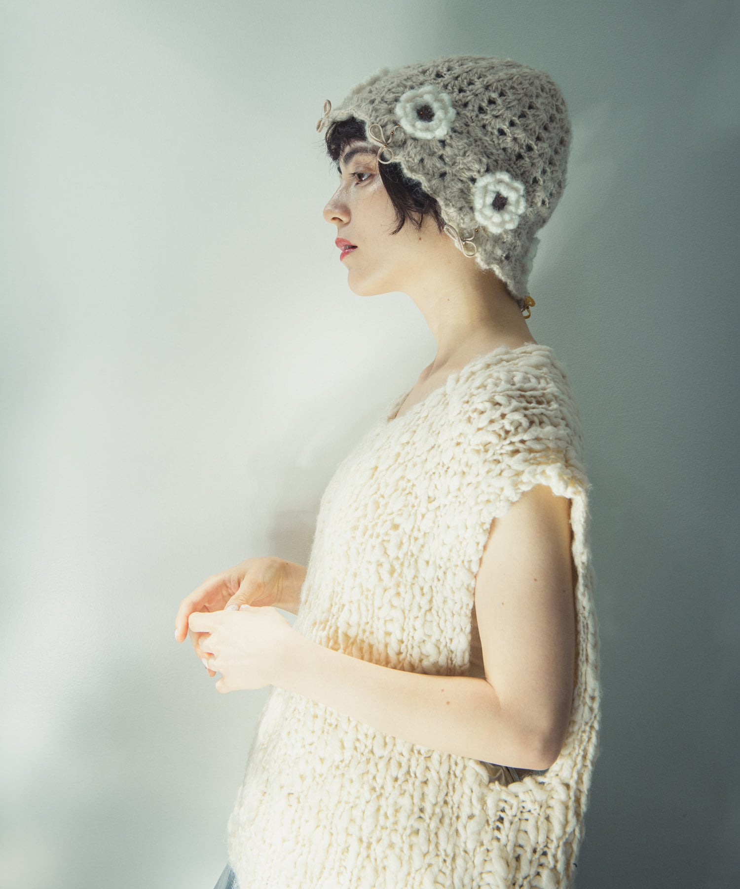 《WEB先行発売》ハンドニットベスト