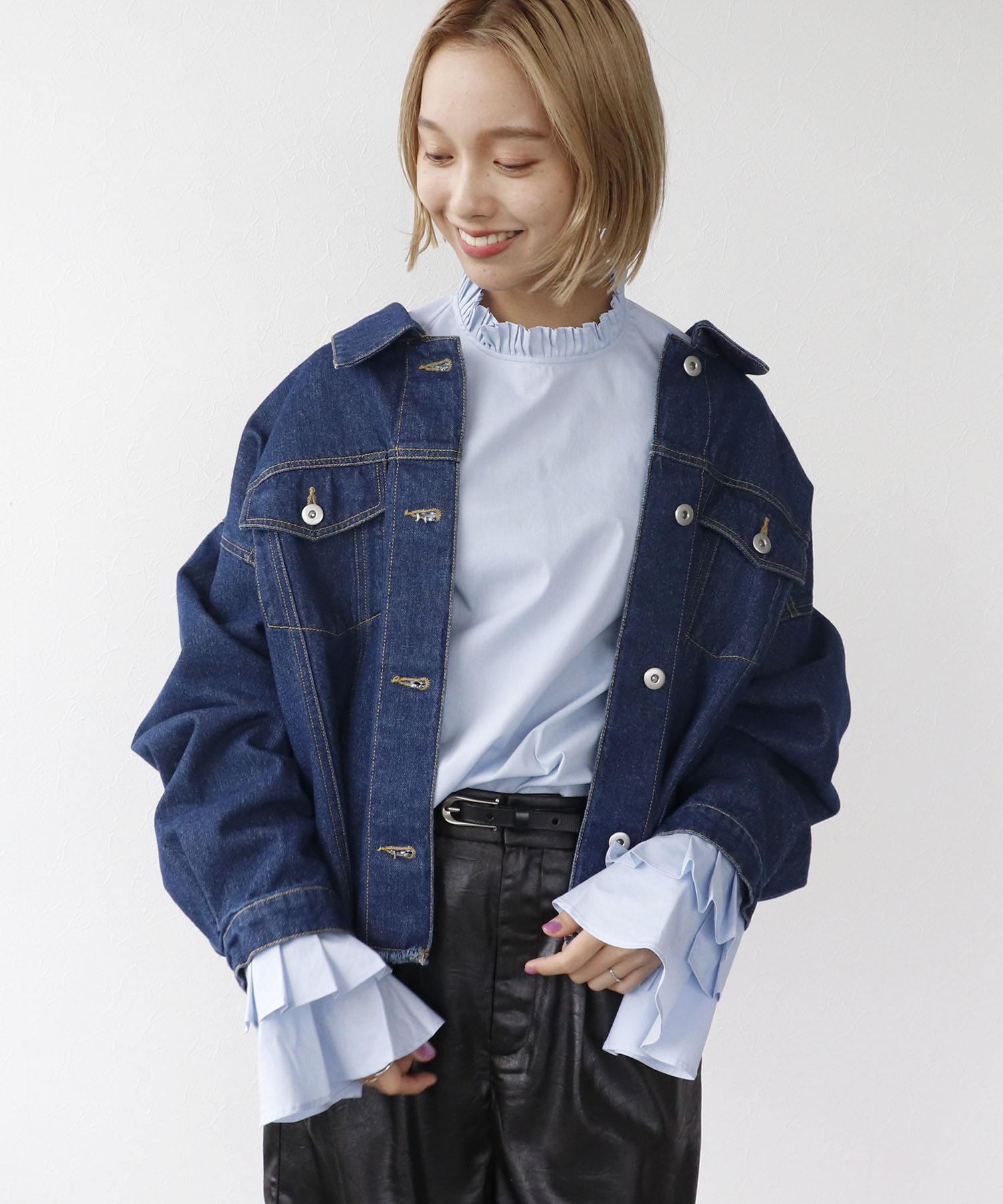 FRINGE DENIM JACKET