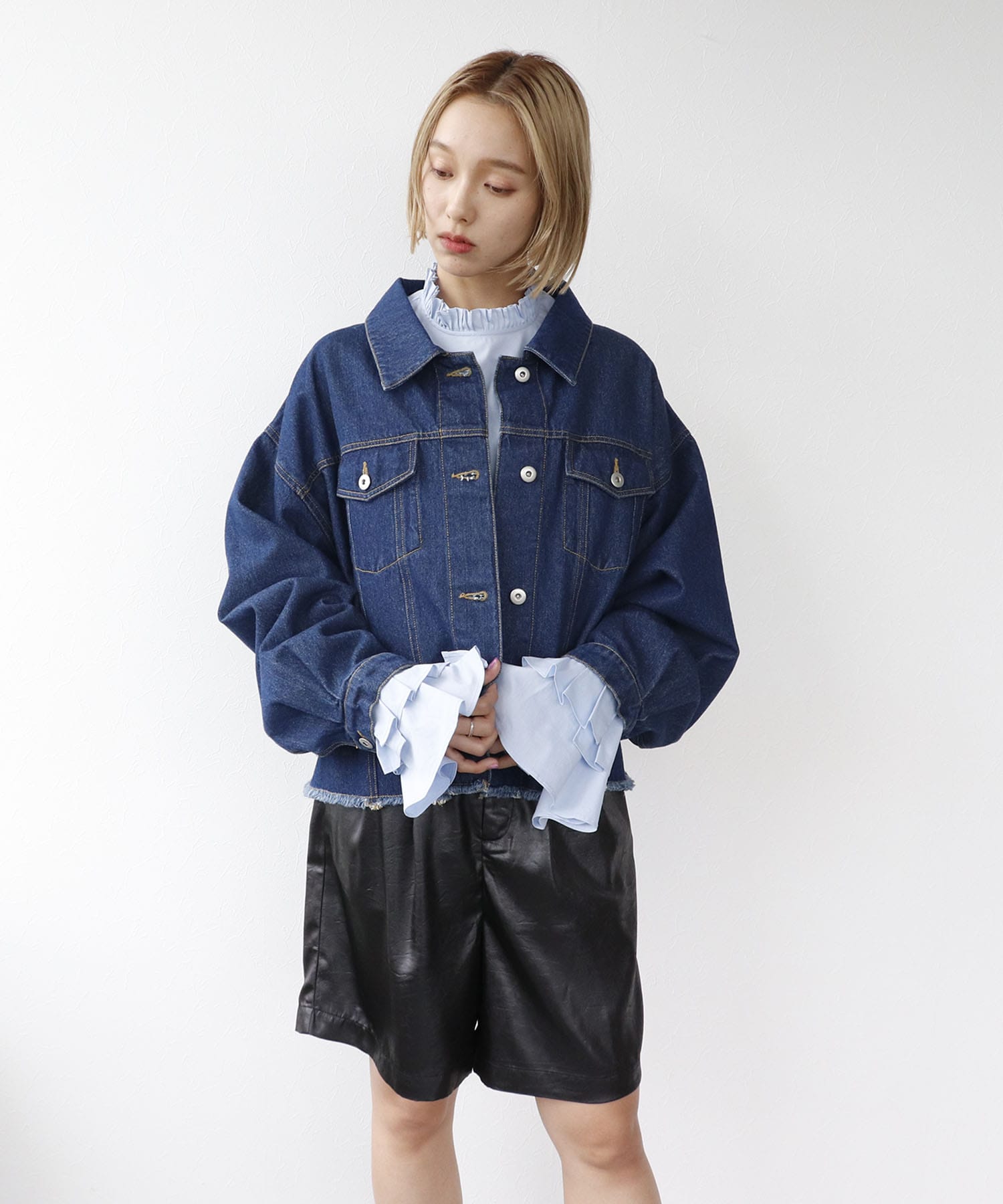 FRINGE DENIM JACKET