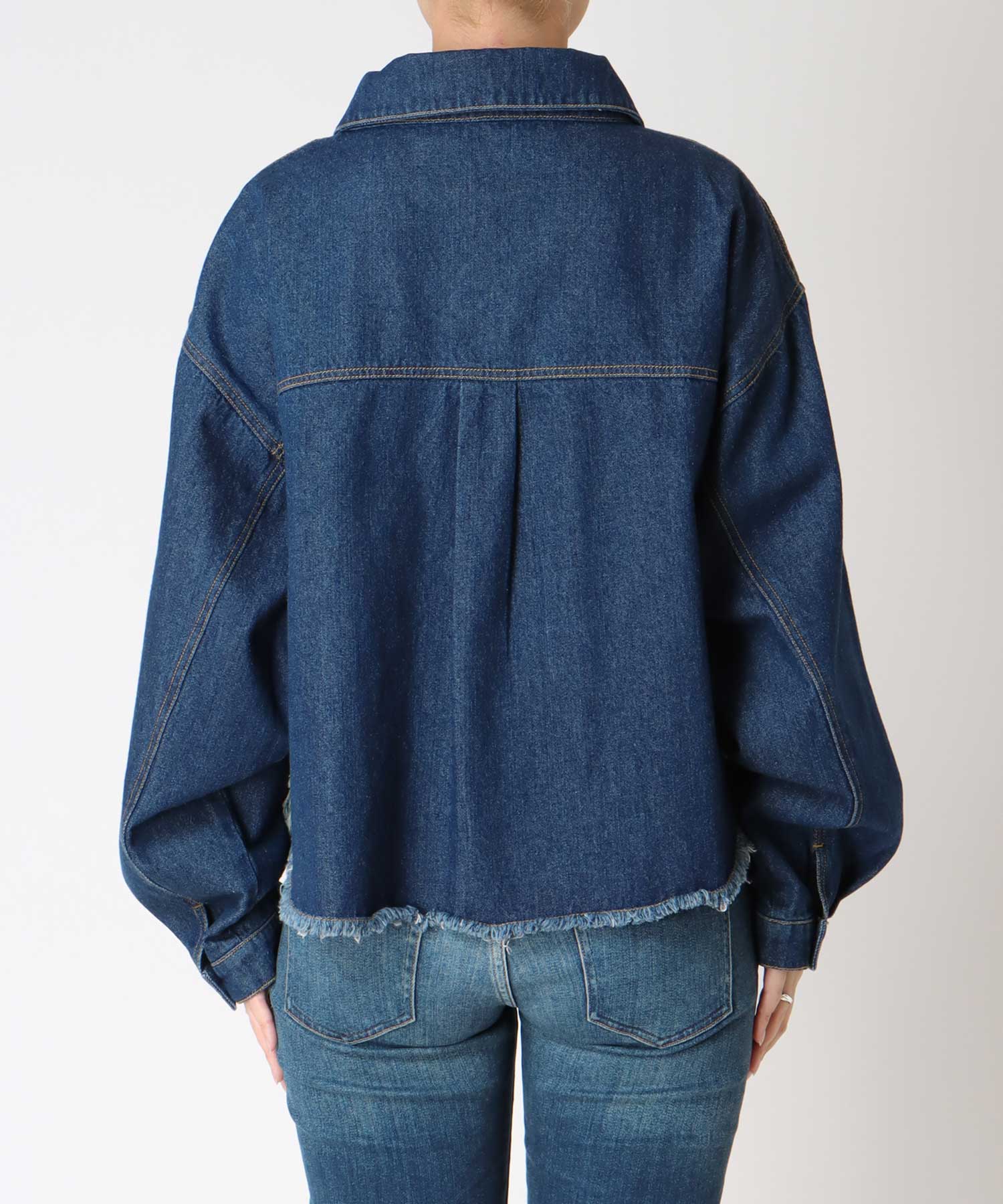 FRINGE DENIM JACKET