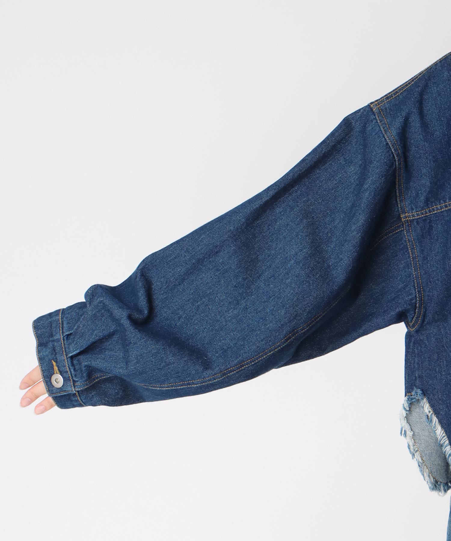 FRINGE DENIM JACKET