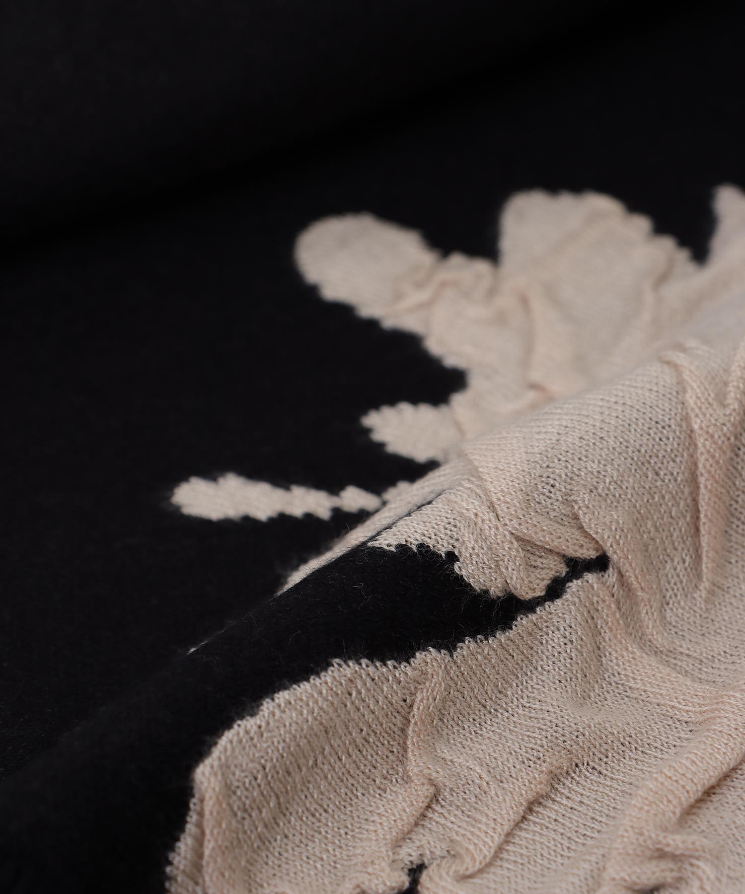 フラワージャガードドルマンカーディガン