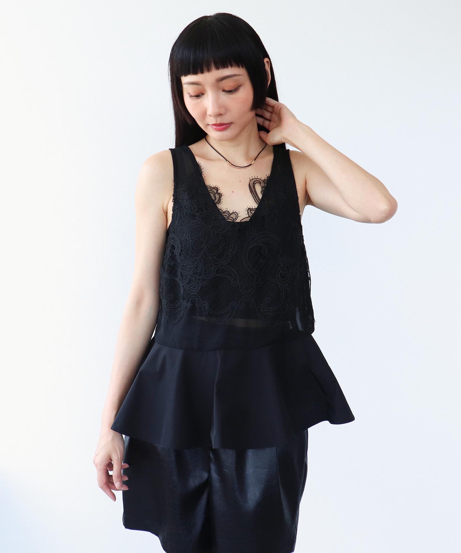 《WEB先行発売》レースシアータンクトップ