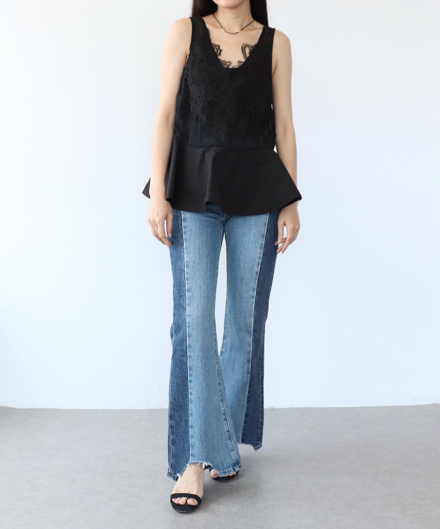 《WEB先行発売》レースシアータンクトップ
