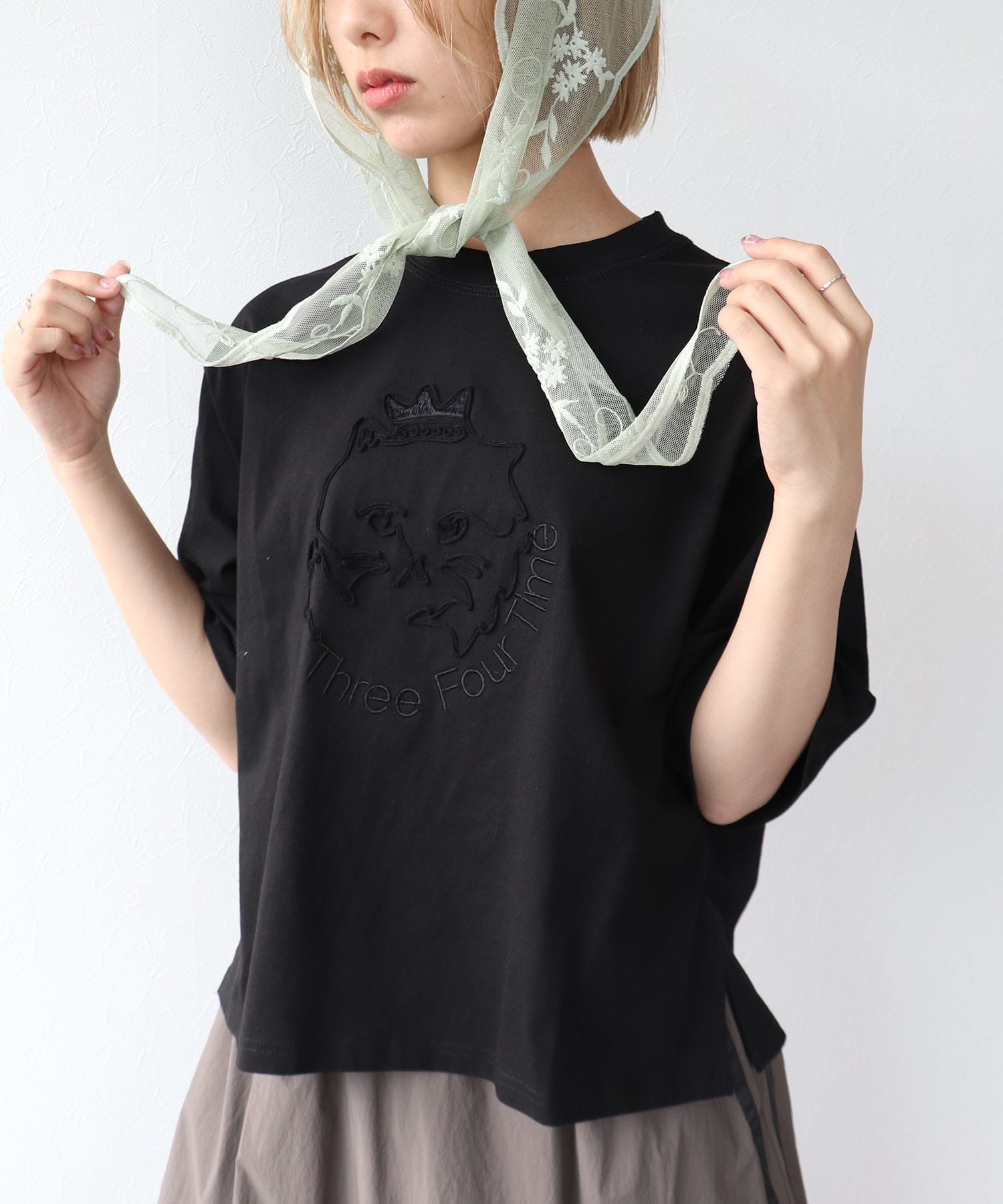 Three Four TimeネコTシャツ
