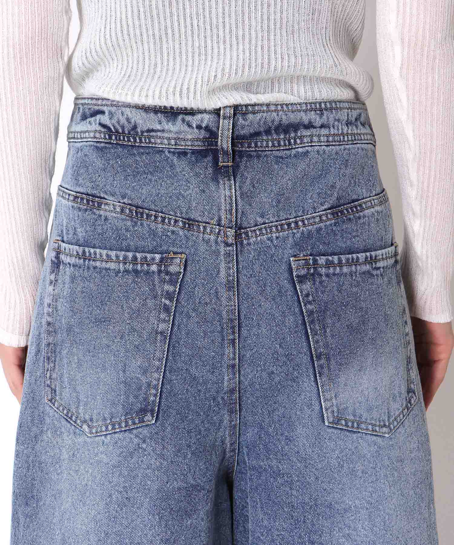 デニムハーフパンツ