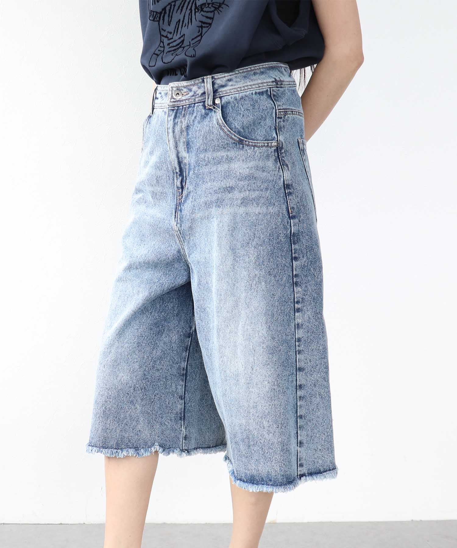 デニムハーフパンツ