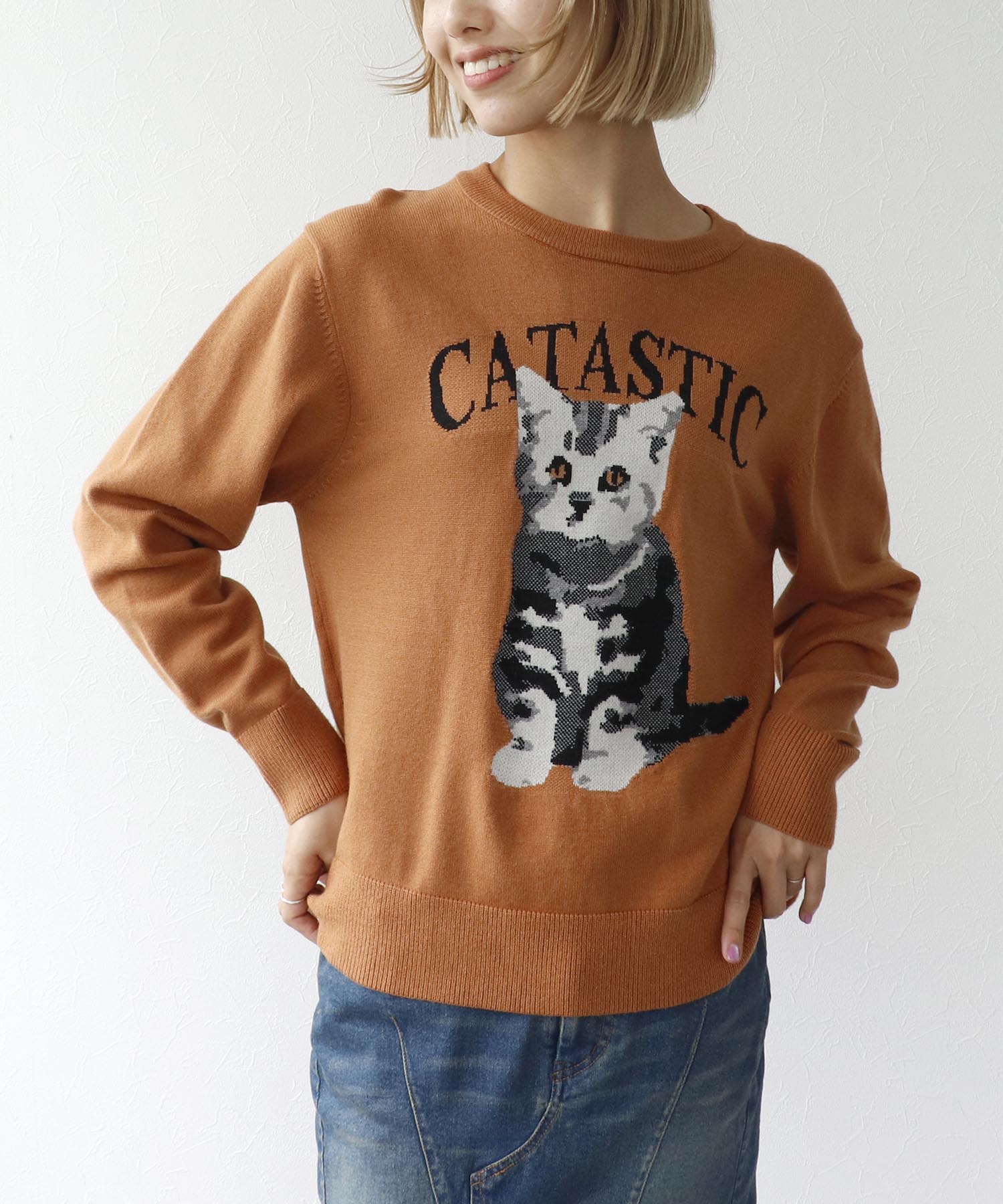 CATASTICジャガードニット