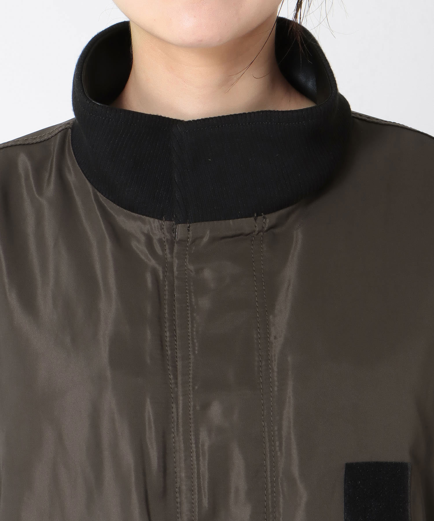 《WEB先行発売》リバーシブル合皮ブルゾン