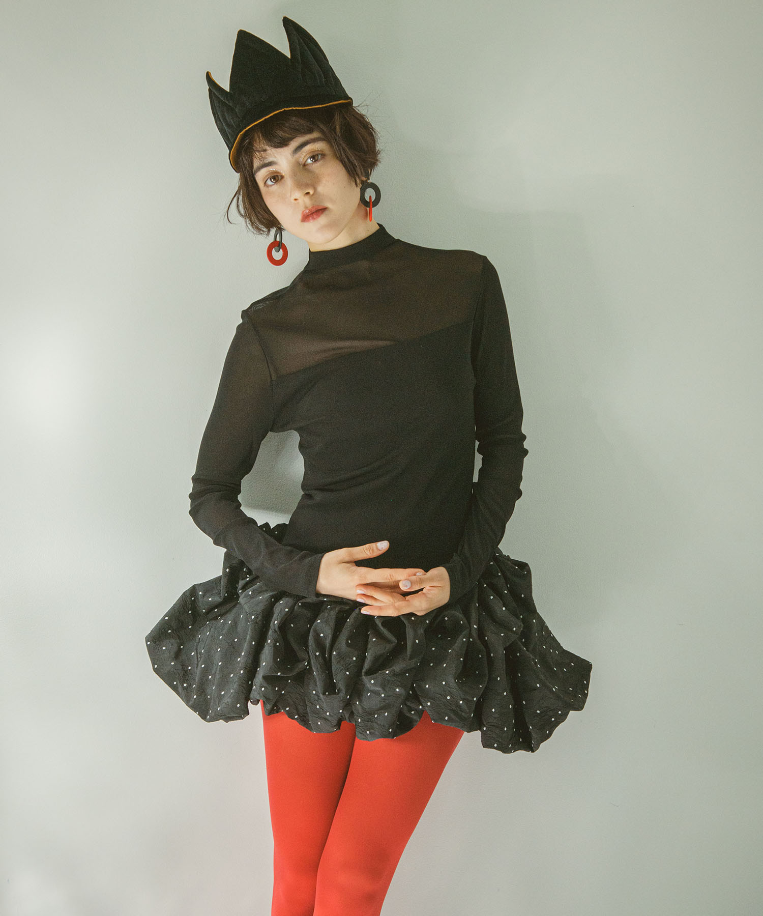 Sheer design tulle inner
