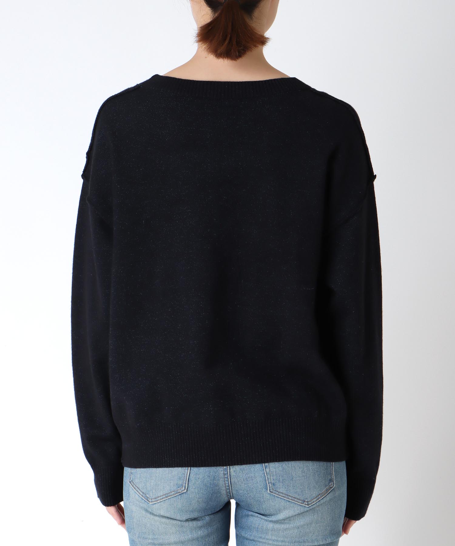 ネコジャガードニットプルオーバー