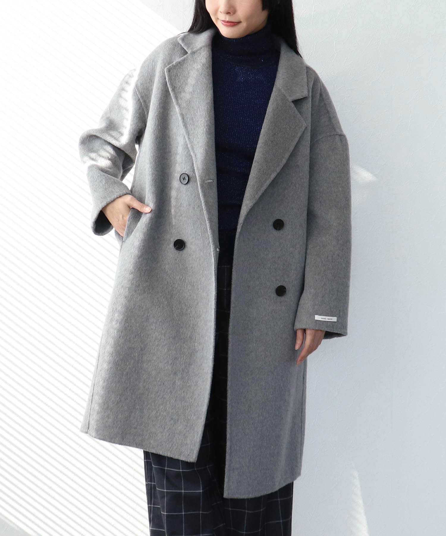 Wフェイスハンドメイドテーラーコート